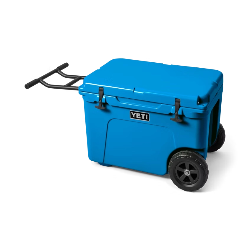 Tundra Haul Wheeled Cooler - Heavy Duty Rolling Cooler for Camping, Beach, Picnics & Outdoor Adventures - 50 Quart Insulated Cooler with Wheels for Easy Transport