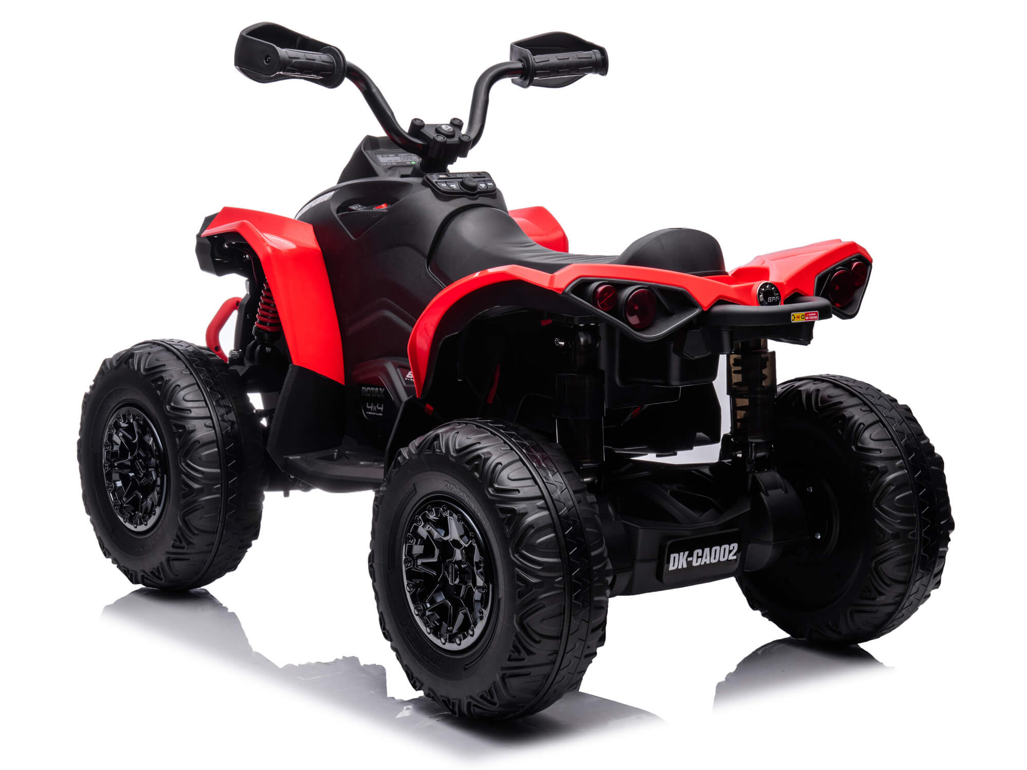 24V Can Am Kids Renegade 4WD Ride On Quad ATV - Red Electric Toy Car for Boys & Girls | Outdoor Adventure, Backyard Play, Birthday Gift for Ages 3-8 Years
