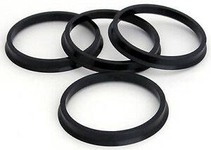 4PCS Solid Hub Ring Spacer Set - 73.0mm OD, 54.1mm ID - Perfect for Wheel Alignment, Automotive Repairs & DIY Projects