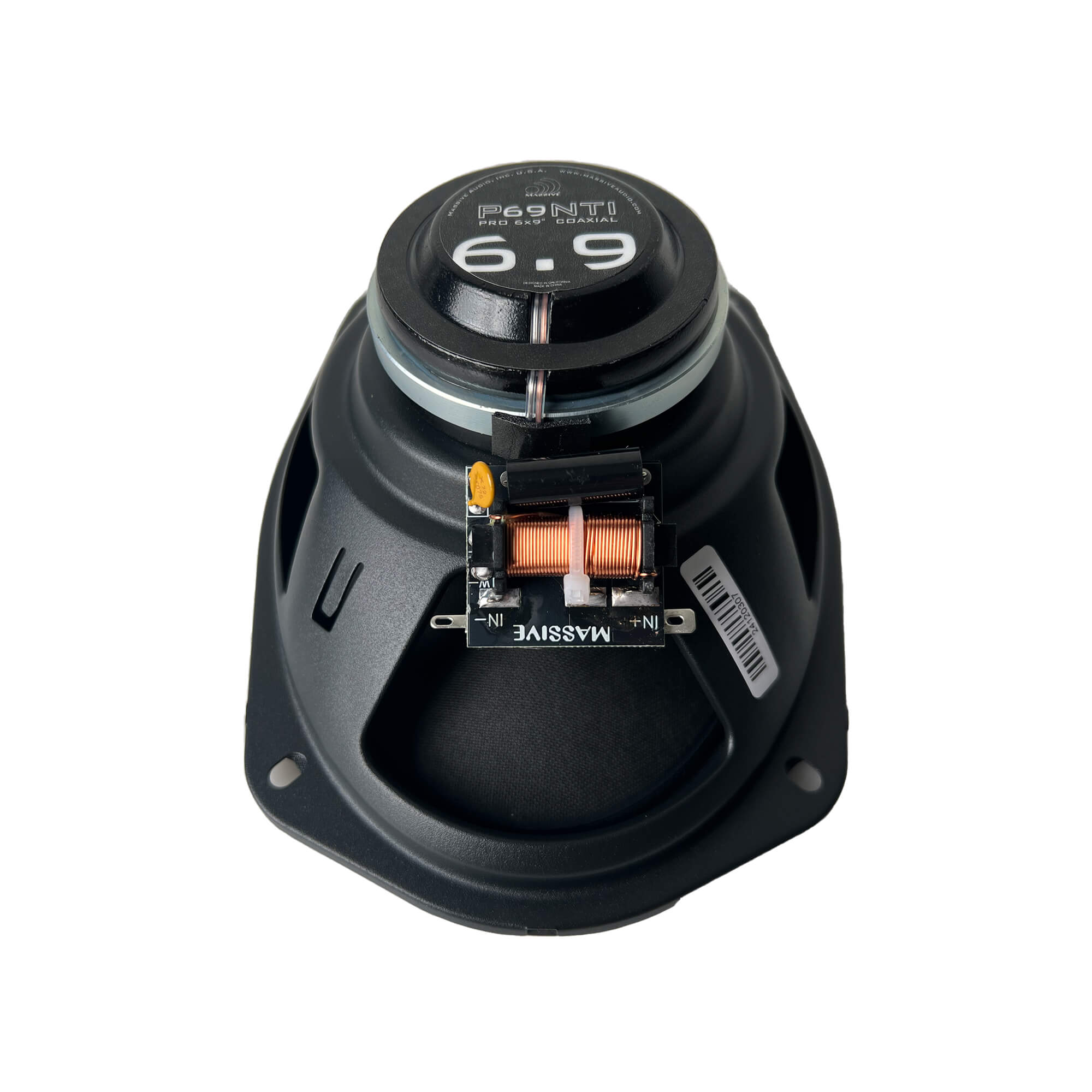 6x9 4 Ohm Mid Bass Pro Audio Coaxial Neodymium Weatherproof Speaker - 160 Watts RMS (Each) - Perfect for Car Audio, Marine & Outdoor Sound Systems
