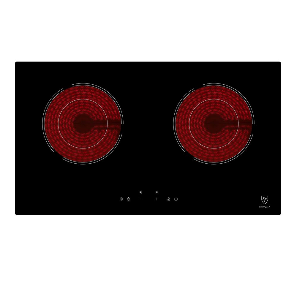 EF HB AV 271 A 70cm Built-in Ceramic Hob - HBAV271A - Modern Kitchen Stove for Fast & Even Cooking | Perfect for Home Chefs & Small Kitchens