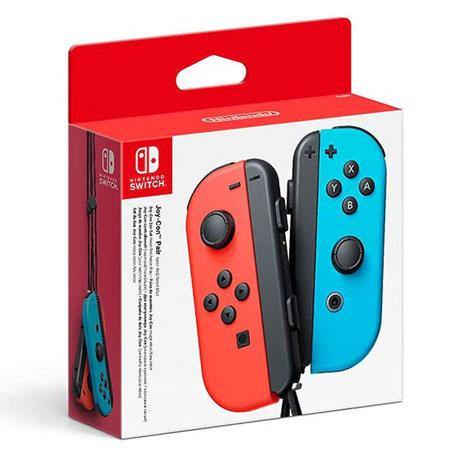 Nintendo Switch Joy-Con Controller Pair (Neon Blue/Red) - Wireless Gaming Controllers for Nintendo Switch, Perfect for Multiplayer & Motion Control Games