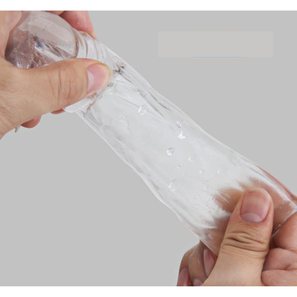 Realistic Penis Sleeve & Extender for Men - Extra Inches & Girth Enhancer | Longer Erection & Pleasure Toy | Adult Sex Toys for Couples & Solo Play | Enhance Intimacy & Performance in Bedroom
