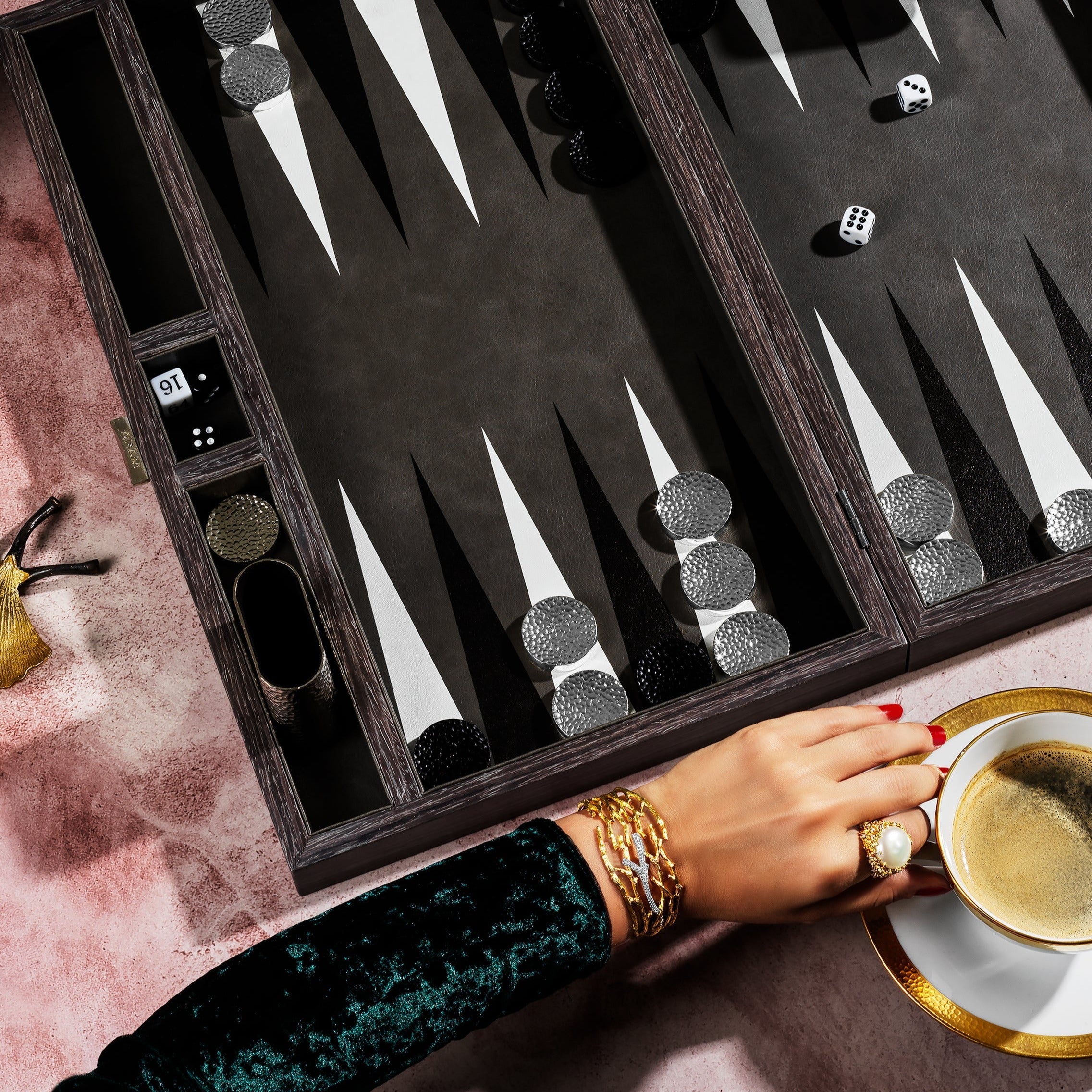 Premium Wooden Backgammon Set - Classic Board Game for Adults & Families - Perfect for Game Nights, Travel & Home Decor