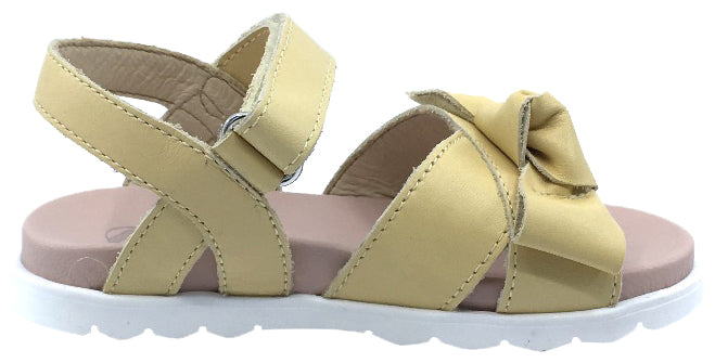 Naturino Blyde Leather Sandals for Girls - Comfortable Paglia Style Kids Sandals for Summer, Beach & Outdoor Play