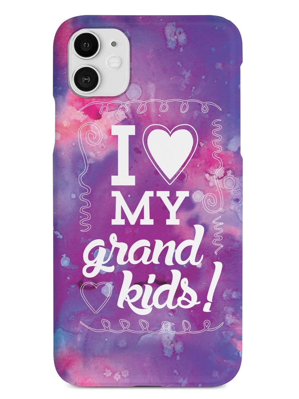 Premium 3D Textured Protective Phone Case for Apple iPhone 11 - Shockproof & Anti-Scratch Cover with Grandkids Design - Perfect for Everyday Use, Travel & Family Protection