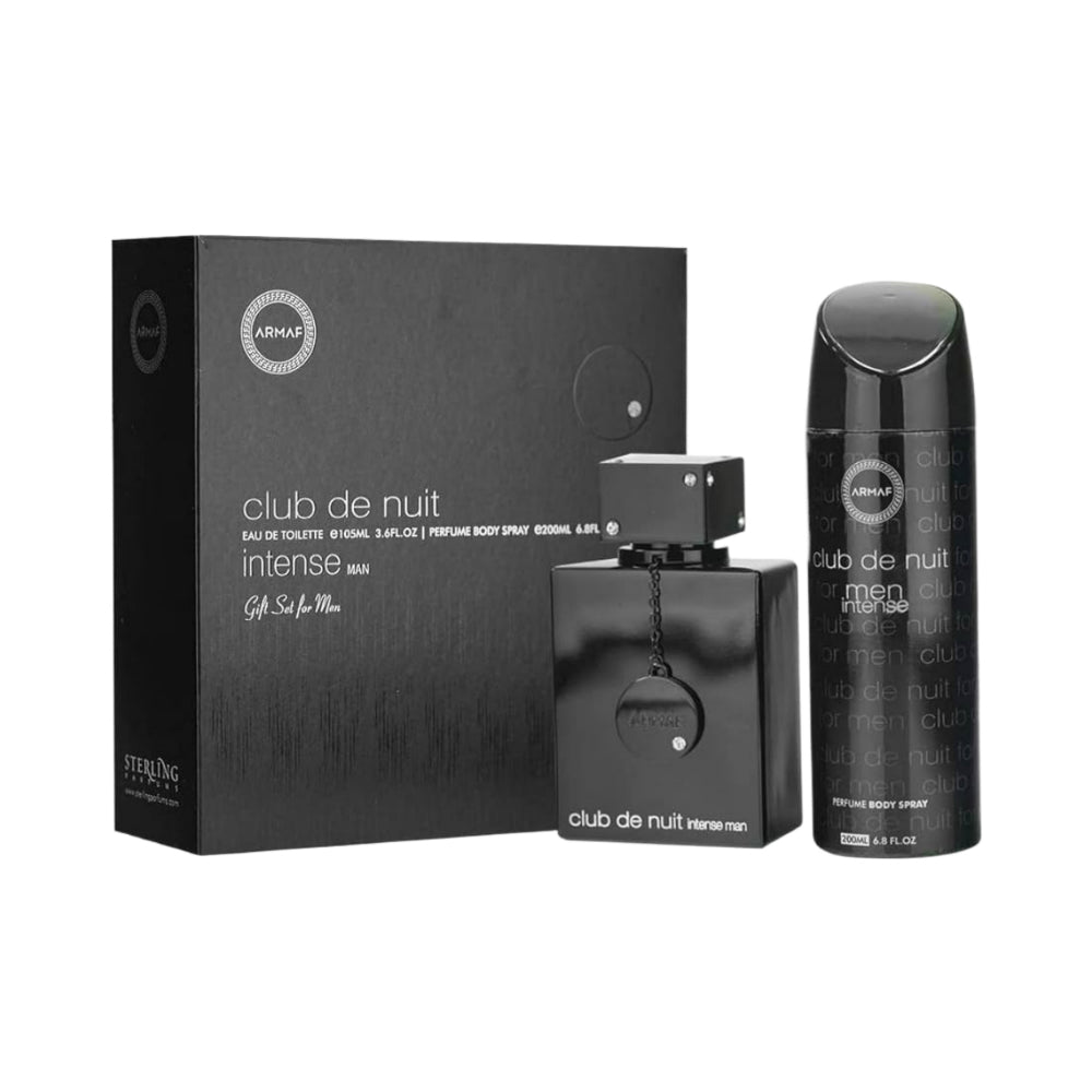 Club De Nuit Intense Eau de Toilette for Men - 2 Piece Set (105ml) | Long-Lasting Fragrance for Date Night & Special Occasions