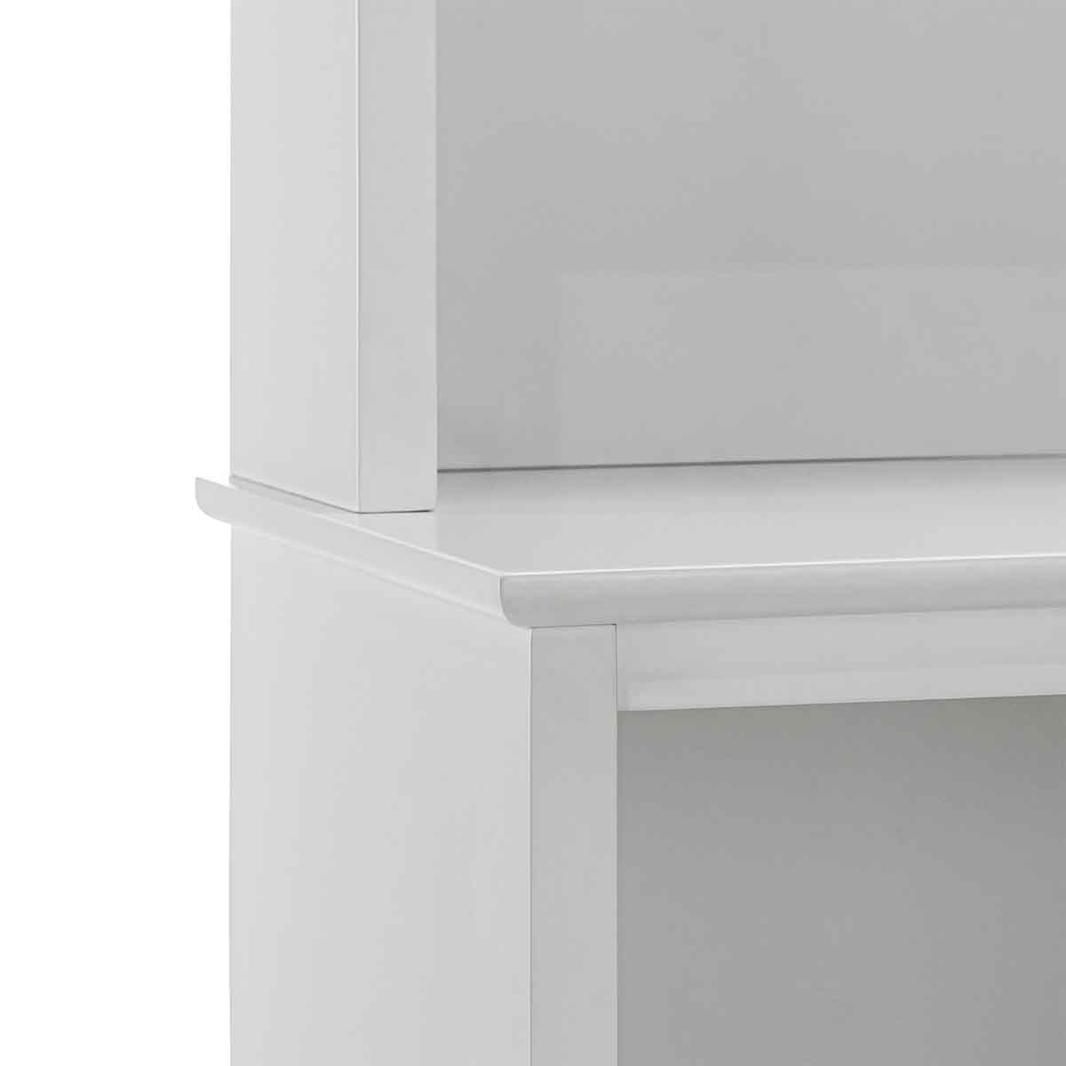 3-Drawer 5-Shelf Hutch Study Desk - Compact Home Office Desk with Storage for Small Spaces | Perfect for Study, Workstation, Dorm Room & Home Office Organization