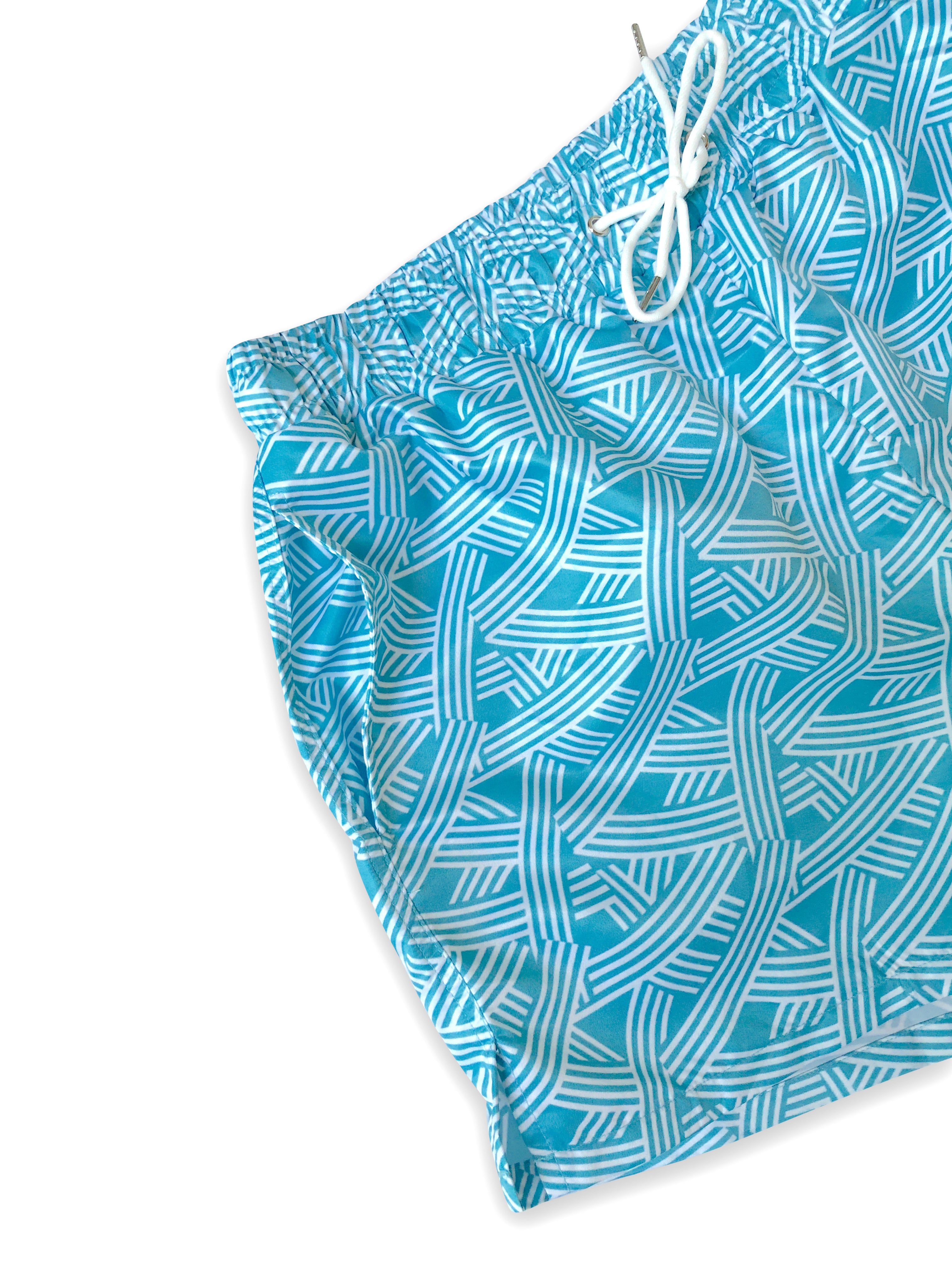 Southport Men's Quick-Dry Swim Trunks - Seafoam Green | Comfortable Beach Shorts for Swimming, Surfing & Vacation | Perfect for Pool, Beach & Water Sports