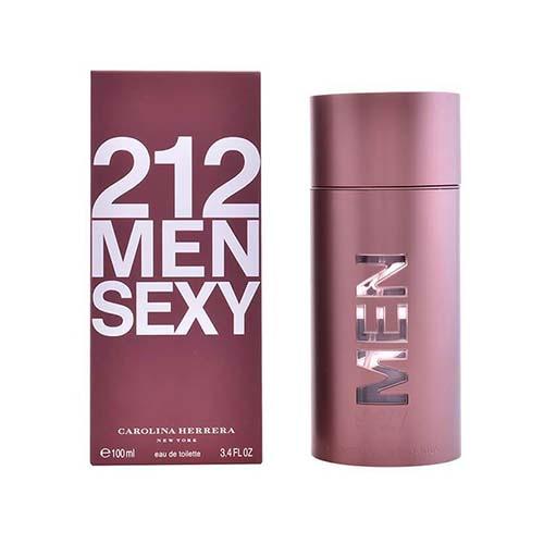 Carolina Herrera 212 Sexy Men's Eau de Toilette - 100ml Fresh Citrus & Woody Fragrance for Day & Night Wear, Date Nights, Special Occasions