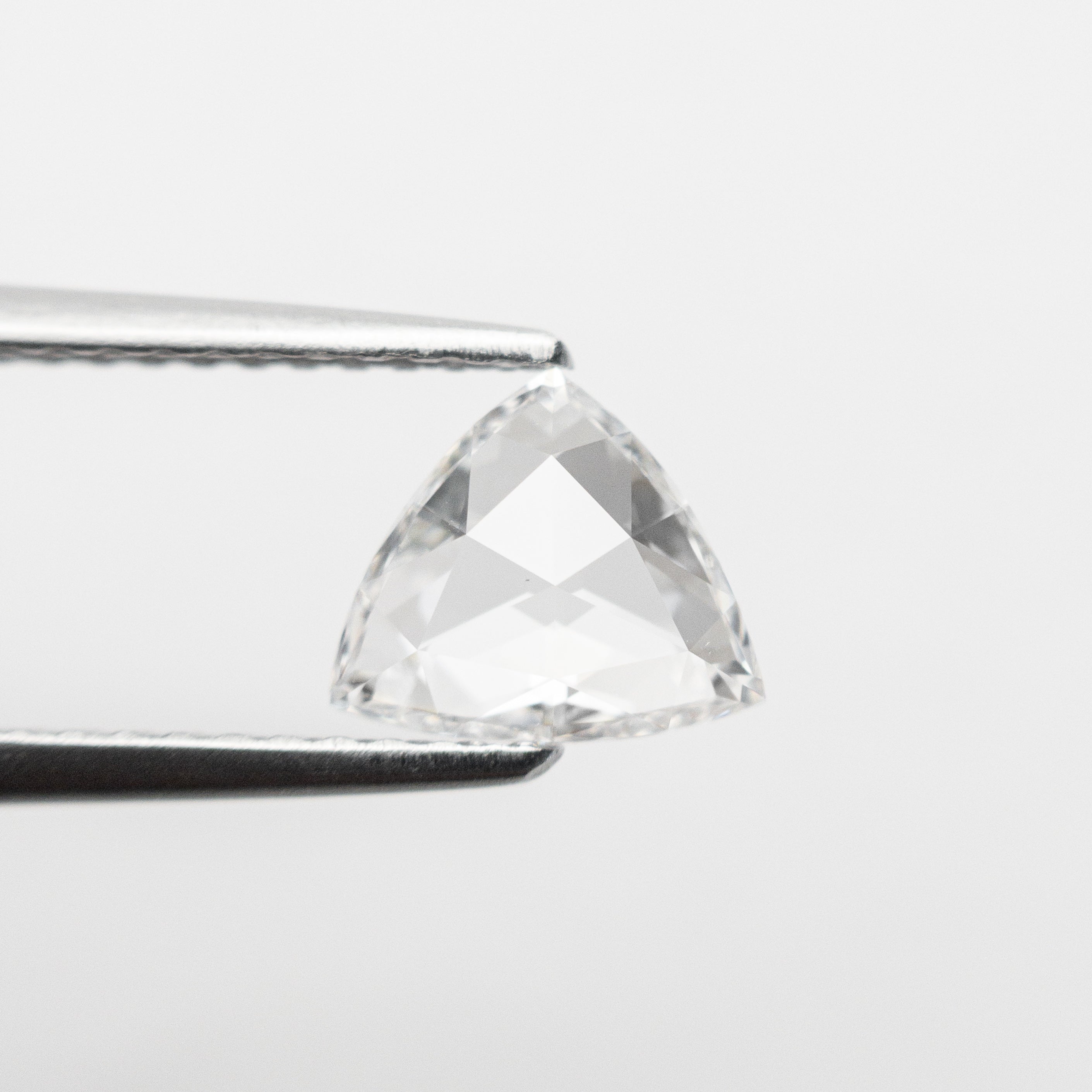 0.72ct VS2 D Color Trillion Rose Cut Loose Diamond - 6.21x7.16x2.16mm for Engagement Rings & Fine Jewelry Making | GIA Certified Natural Diamond