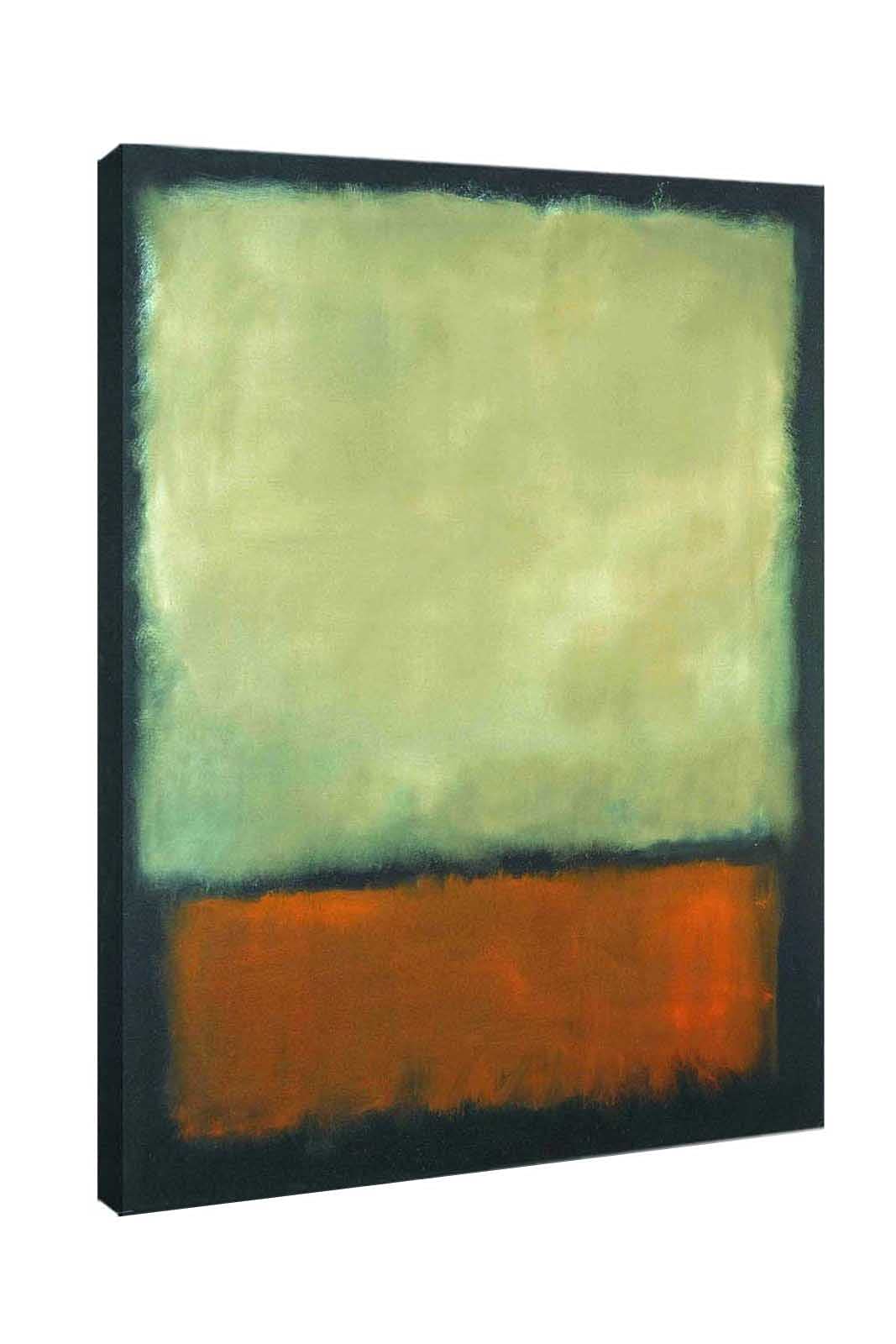 FANYUEART Mark Rothko Canvas Wall Art - Framed Abstract Painting for Bedroom, Living Room, Bathroom & Farmhouse Decor (80x120cm/31x47in) - Ready to Hang for Modern Home & Office Wall Decorations