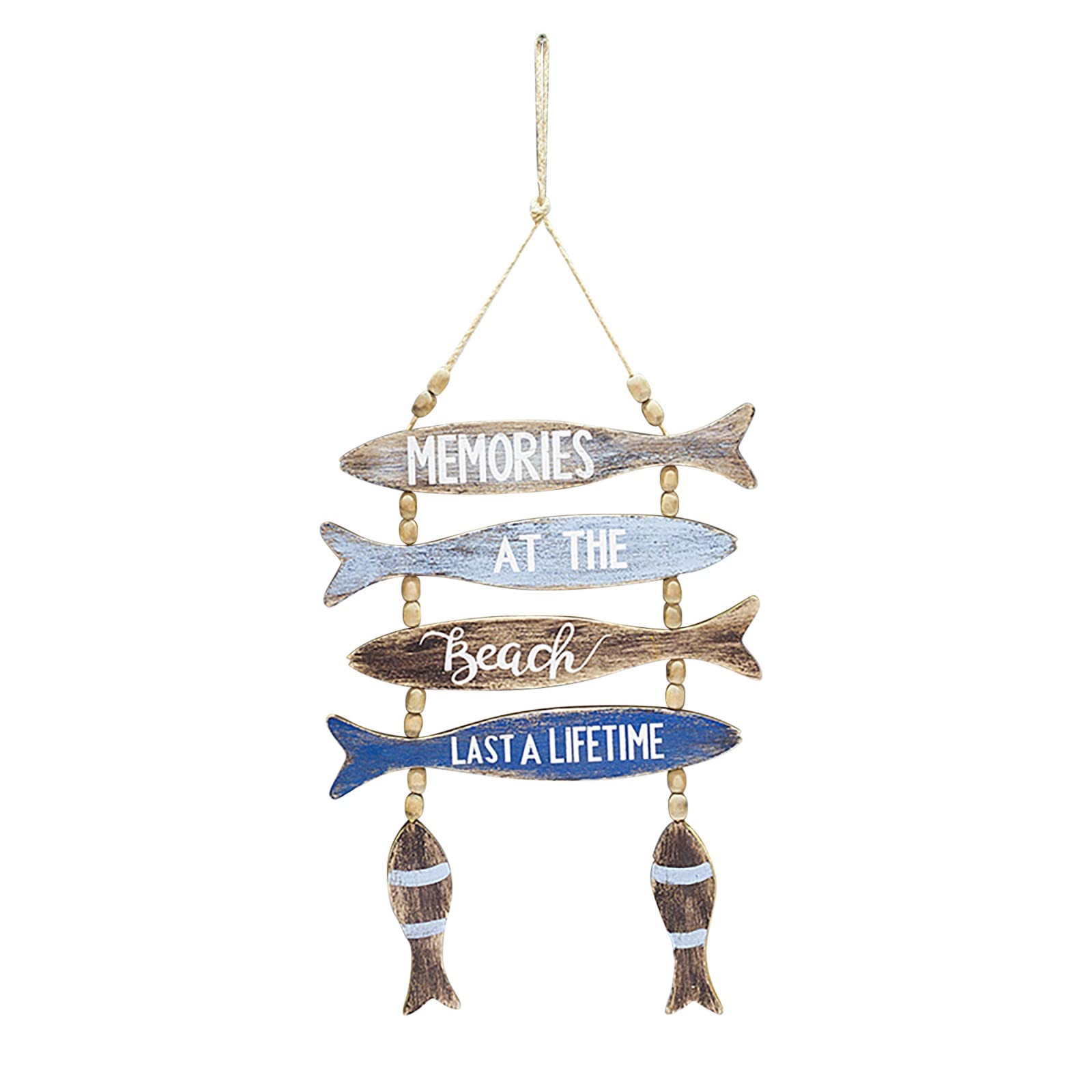 Christmas Fish Ornaments - Sea Theme Home Decor for Wall Hanging, Tree Decorations, and Lake House Gnomes (One Size) | Perfect for Holiday Decor, Coastal Themed Rooms, and Christmas Tree Trimming