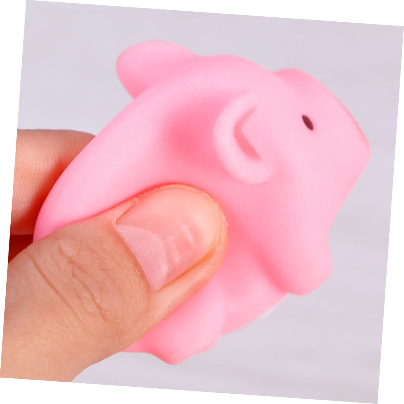 FAVOMOTO 30 Pack Cute Pig Shaped Squeaky Bath Toys for Kids - Fun Bathtub & Pool Floating Toys for Toddlers, Baby Bath Time Play and Sensory Water Games