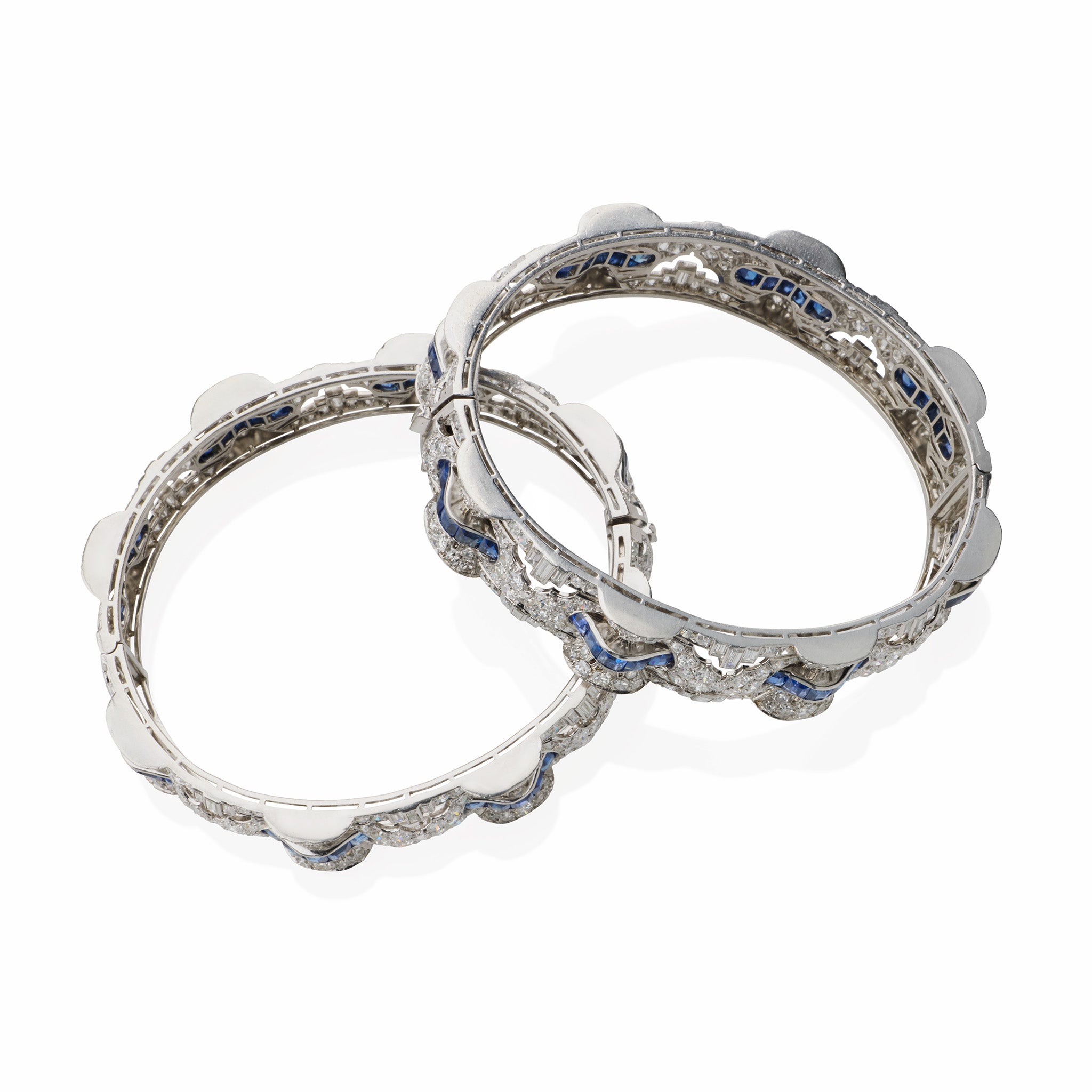 Henri Bloch Art Deco Bracelet Set - Vintage Style Jewelry for Women - Perfect for Parties, Weddings & Special Occasions