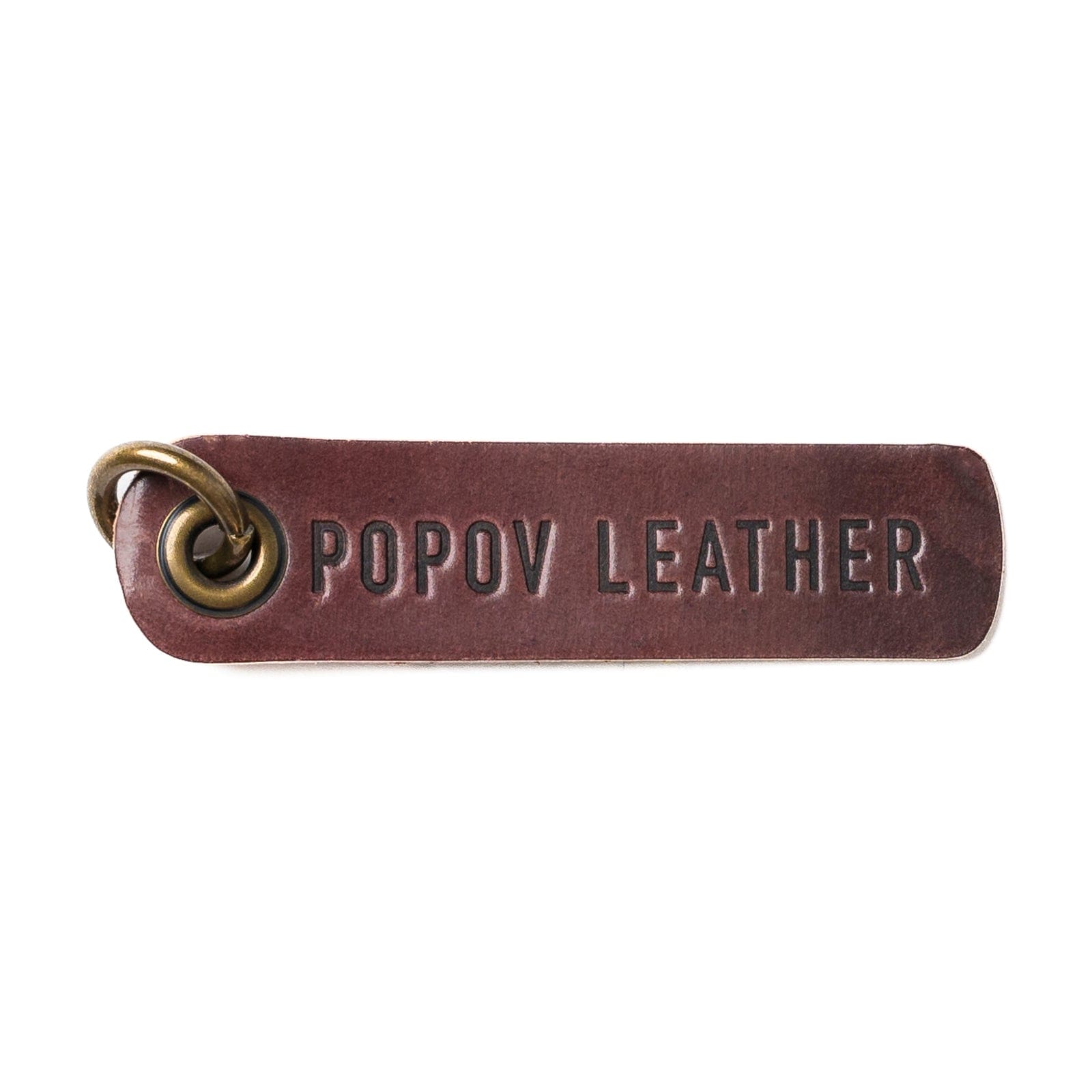 Premium Shell Cordovan Keychain by Popov Leather - Handcrafted Genuine Leather Key Holder for Men & Women - Perfect for Gifts, Office, Travel & Everyday Use