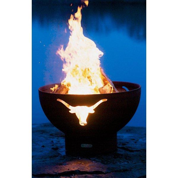 Longhorn Fire Pit - Heavy Duty Steel Outdoor Fire Pit for Backyard, Camping & Patio - Rust-Resistant & Durable Design for Year-Round Use