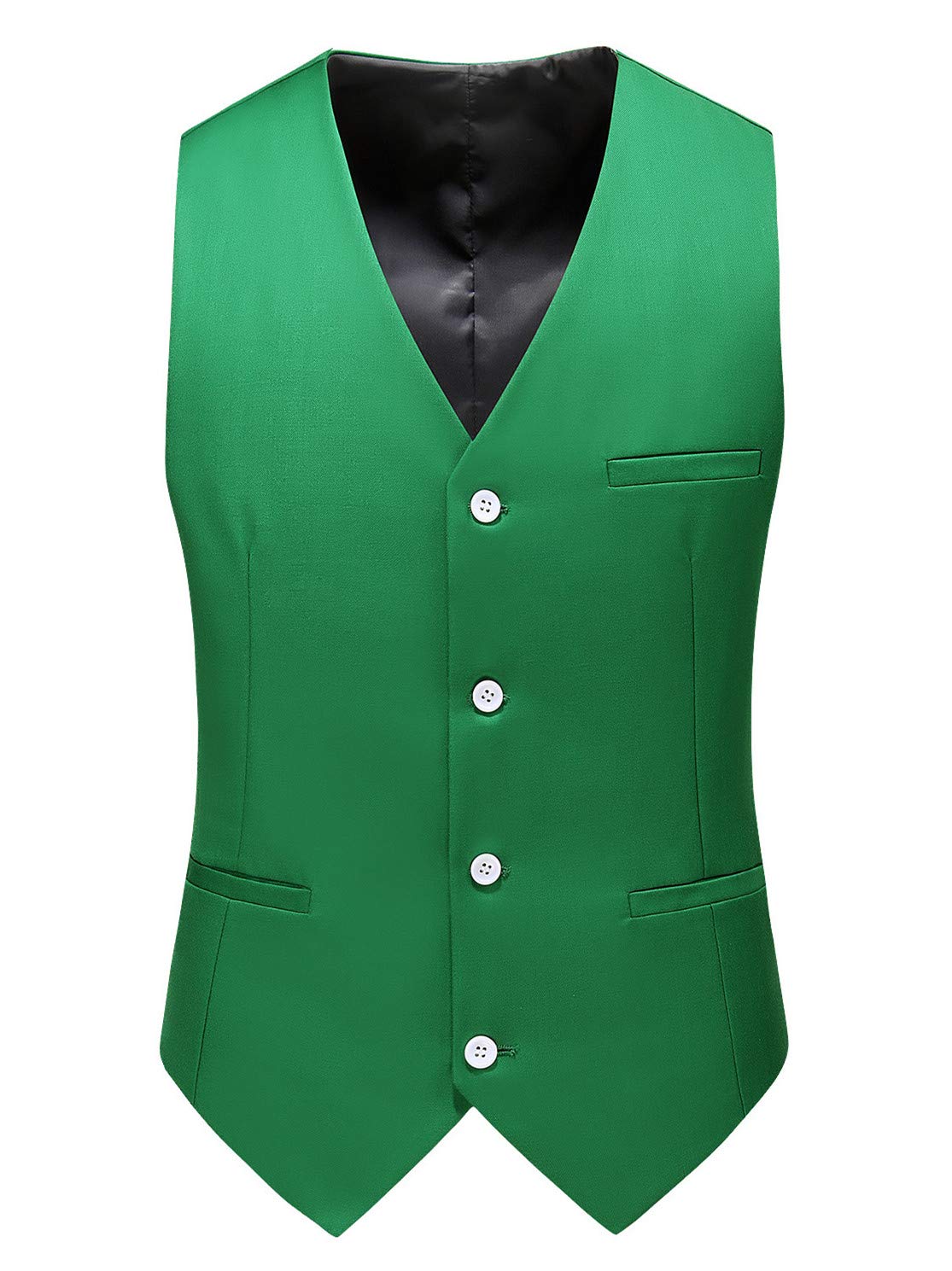 Men's Waistcoat Vest - 28 Plain Colors for Prom, Wedding & Business | Casual Suit Vest for Formal & Semi-Formal Occasions | Perfect for Office, Parties & Special Events