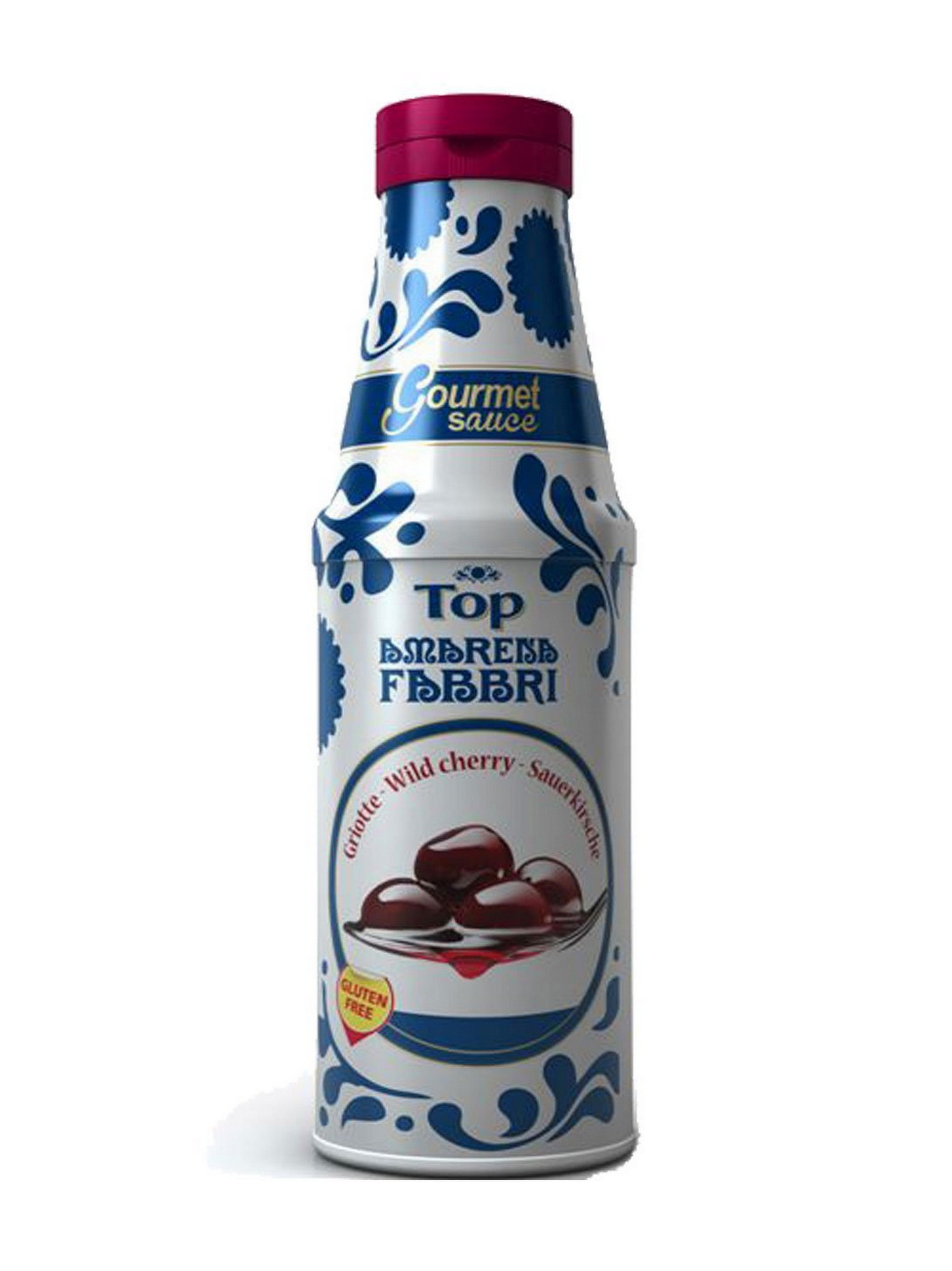 Fabbri Amarena Cherry Syrup 33.5 Fl Oz (1 Pack) - Premium Italian Cherry Topping for Desserts, Cocktails & Ice Cream
