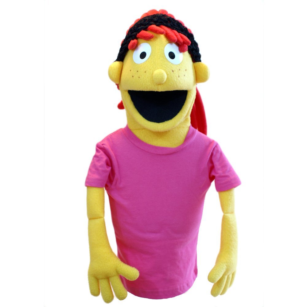 Customizable Girl Puppet #1 - Professional Hand Puppet for Puppet Ministry, School, Church Shows | Perfect for Storytelling, Sunday School, and Children's Educational Performances