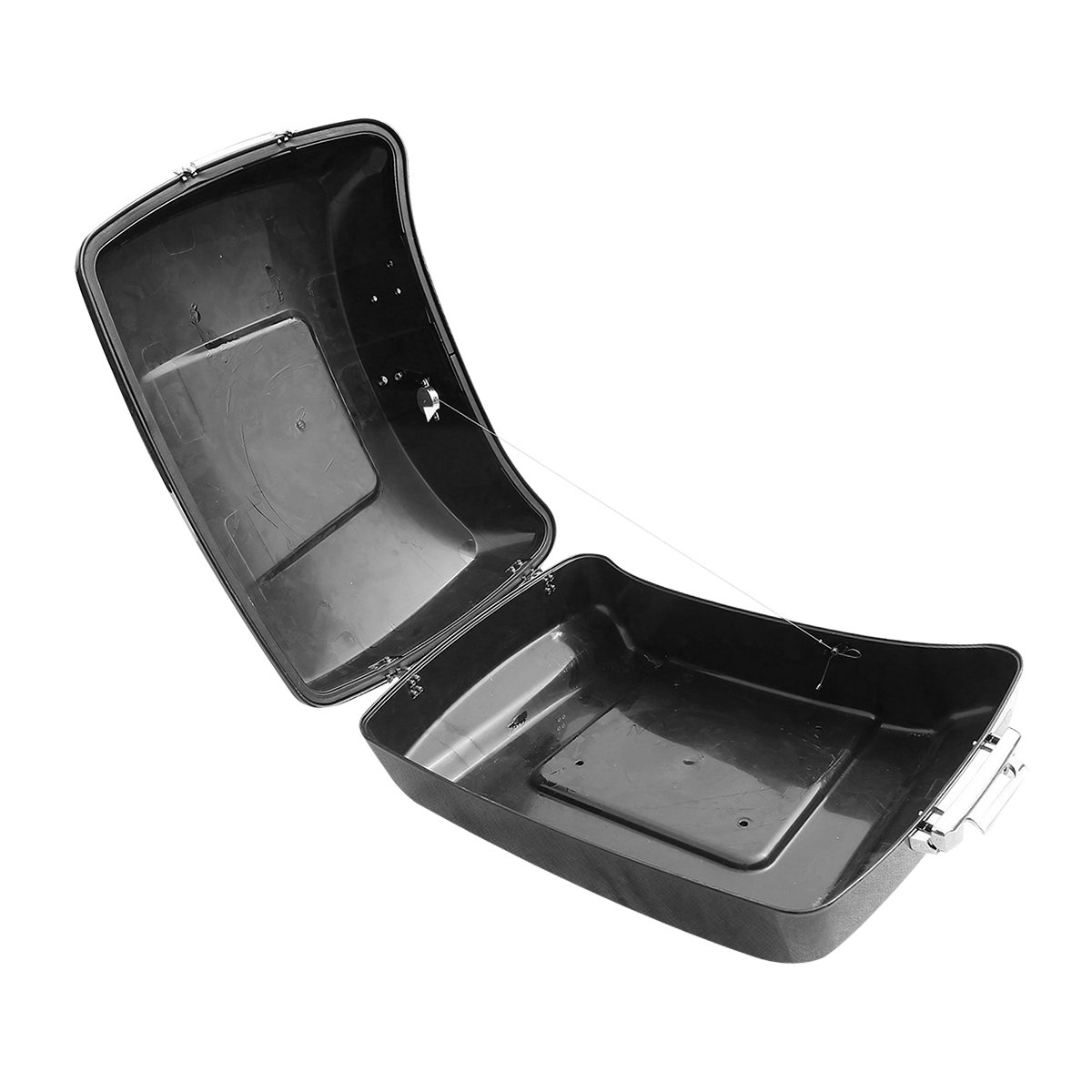 Vivid Black Chopped Tour Pack Luggage Kit for Harley Davidson Touring Road King, Road Glide, Street Glide & Select CVO Models (2014+) - Perfect for Long Rides, Road Trips & Motorcycle Travel Accessories