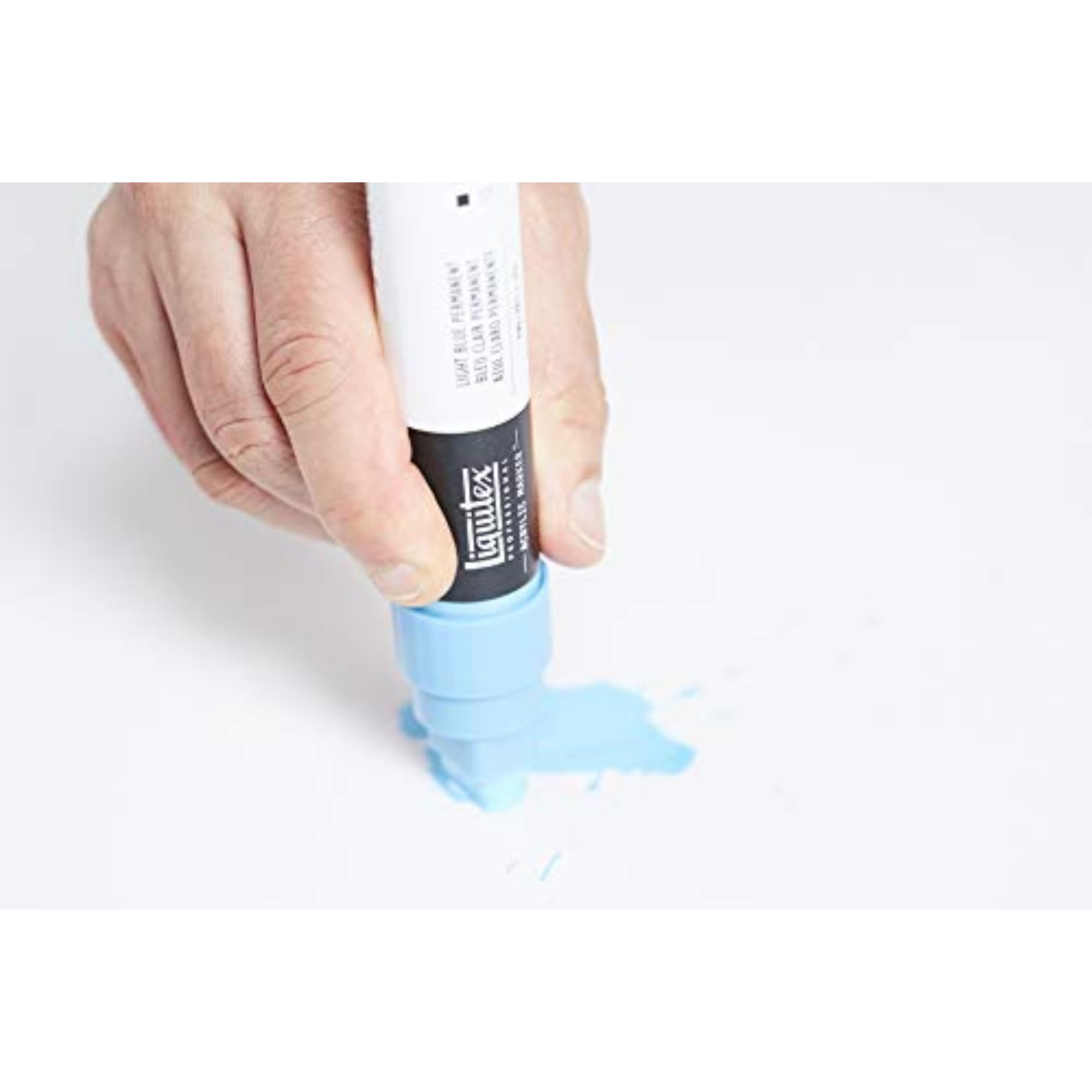 Liquitex Professional Wide Paint Marker - Fluorescent Orange Acrylic Paint Pen for Artists, DIY Crafts, Signage & Fabric Painting - Perfect for Canvas, Wood, Metal & More