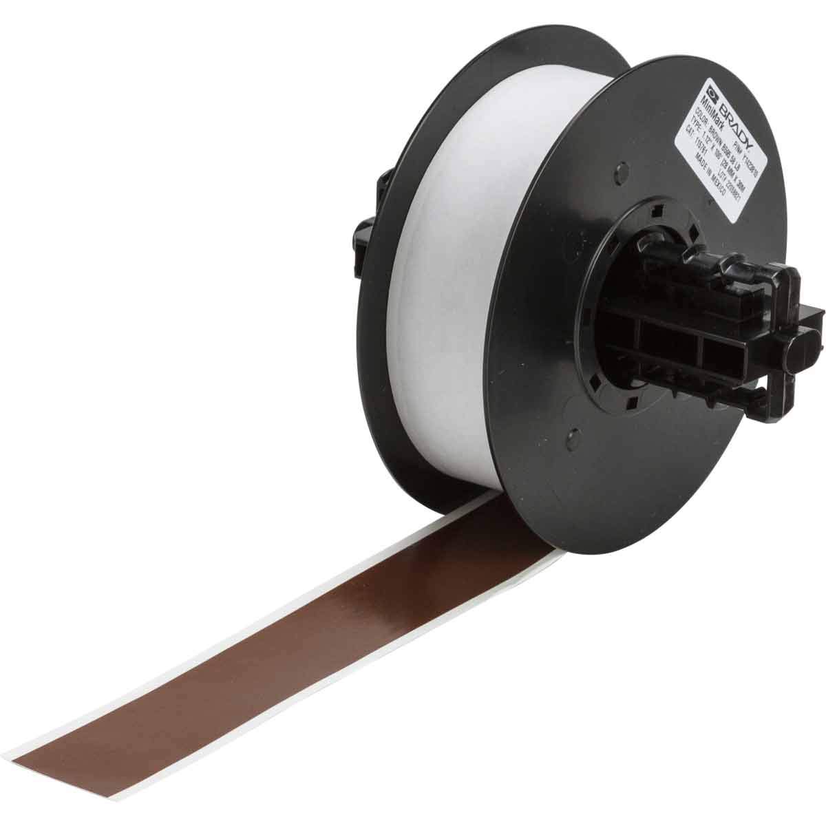 Brady 115761 MiniMark Industrial Label Printer - Super Tough Vinyl Tape with Permanent Adhesive, 1.125