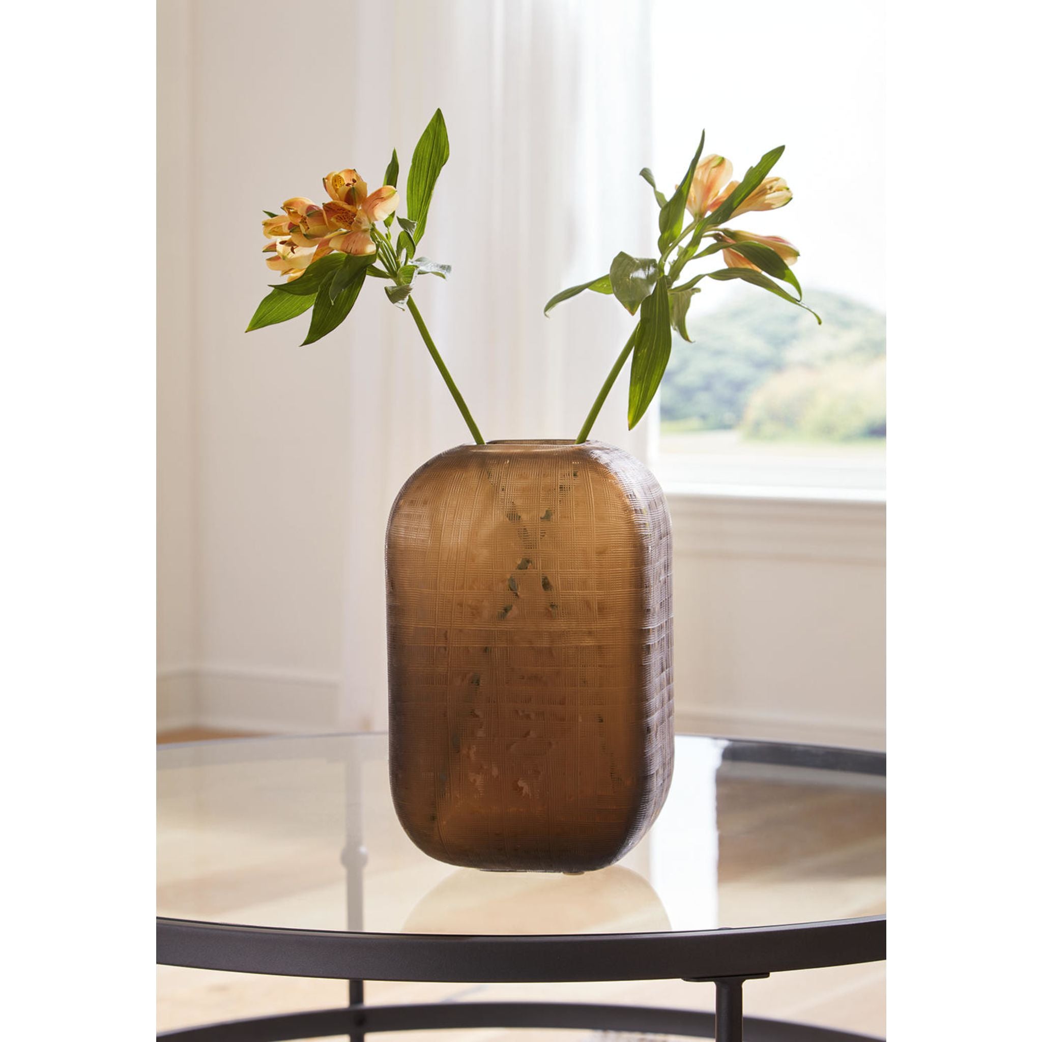 Capard Vase - Elegant Handcrafted Glass Flower Vase for Home Decor, Wedding Centerpieces & Gift Giving