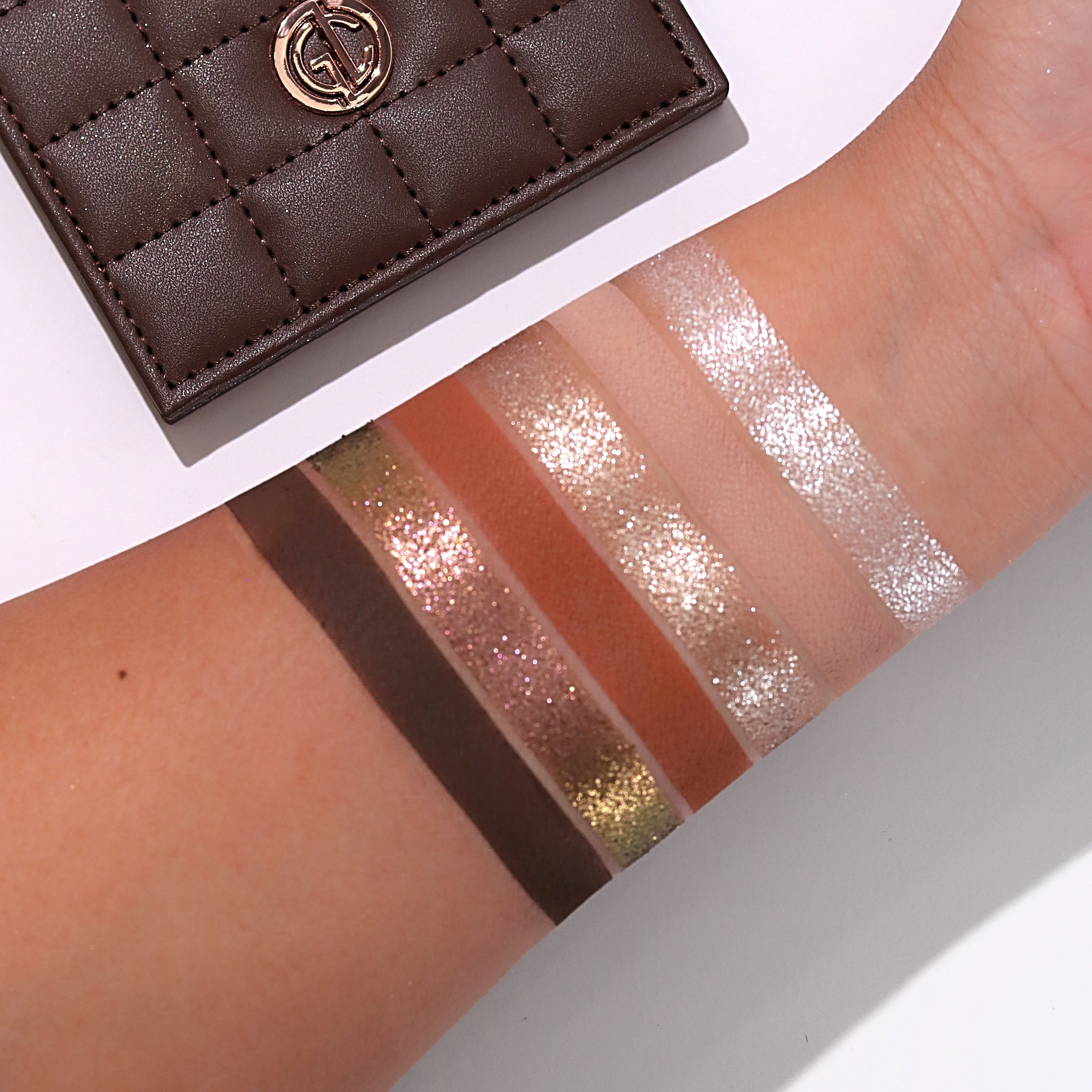 Elegant Mini Eyeshadow Palette - 12 Blendable Matte & Shimmer Shades for Day & Night Makeup | Perfect for Travel, Parties & Everyday Glam