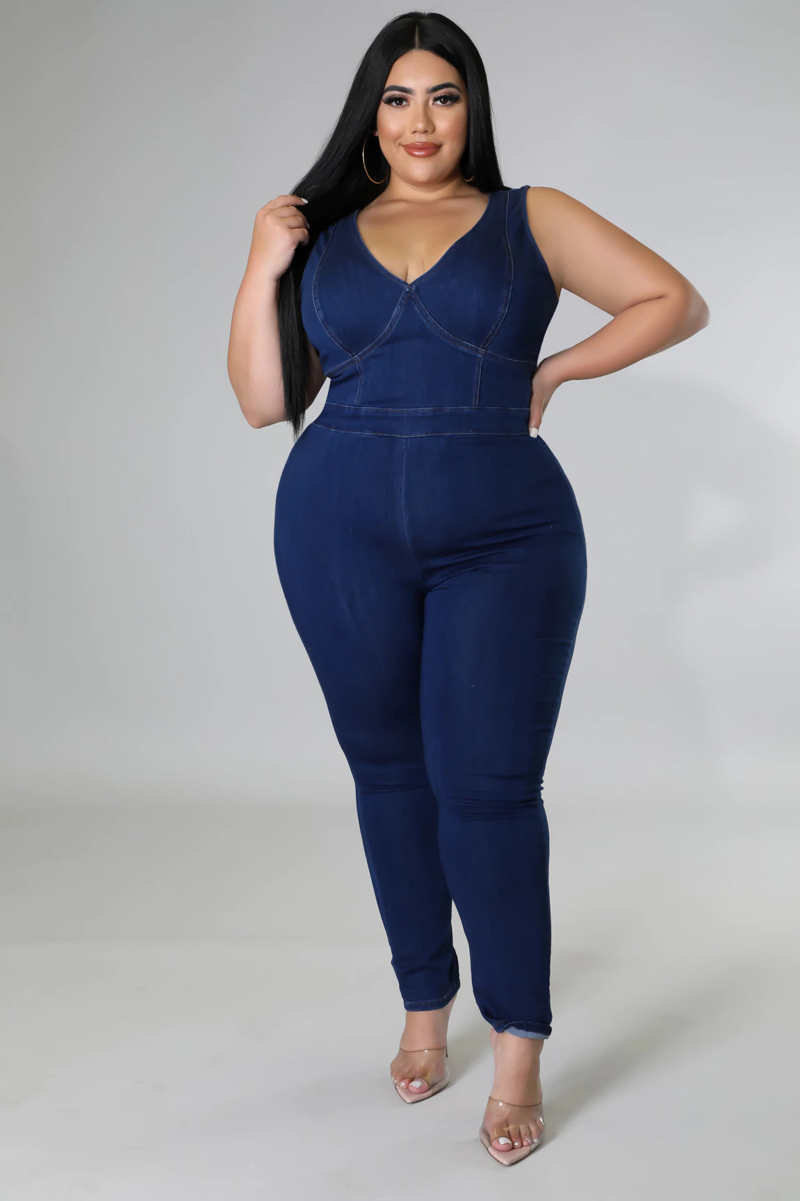 Adrian Curve Jumpsuit for Women - Stylish & Comfortable One-Piece Outfit for Casual Wear, Work & Date Night