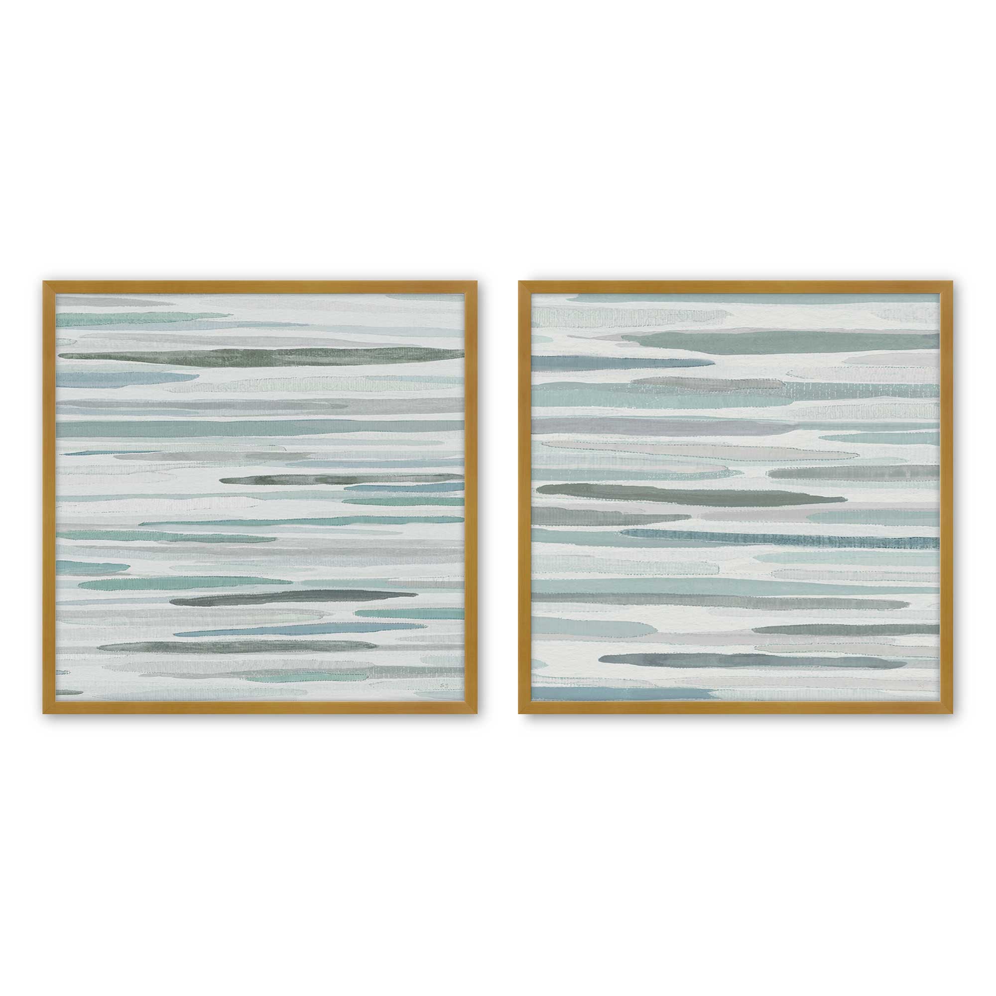 Cresting Calm Set of 2 Wall Art Prints on Archival Matte Paper - Coastal Beach Decor for Living Room, Bedroom & Office
