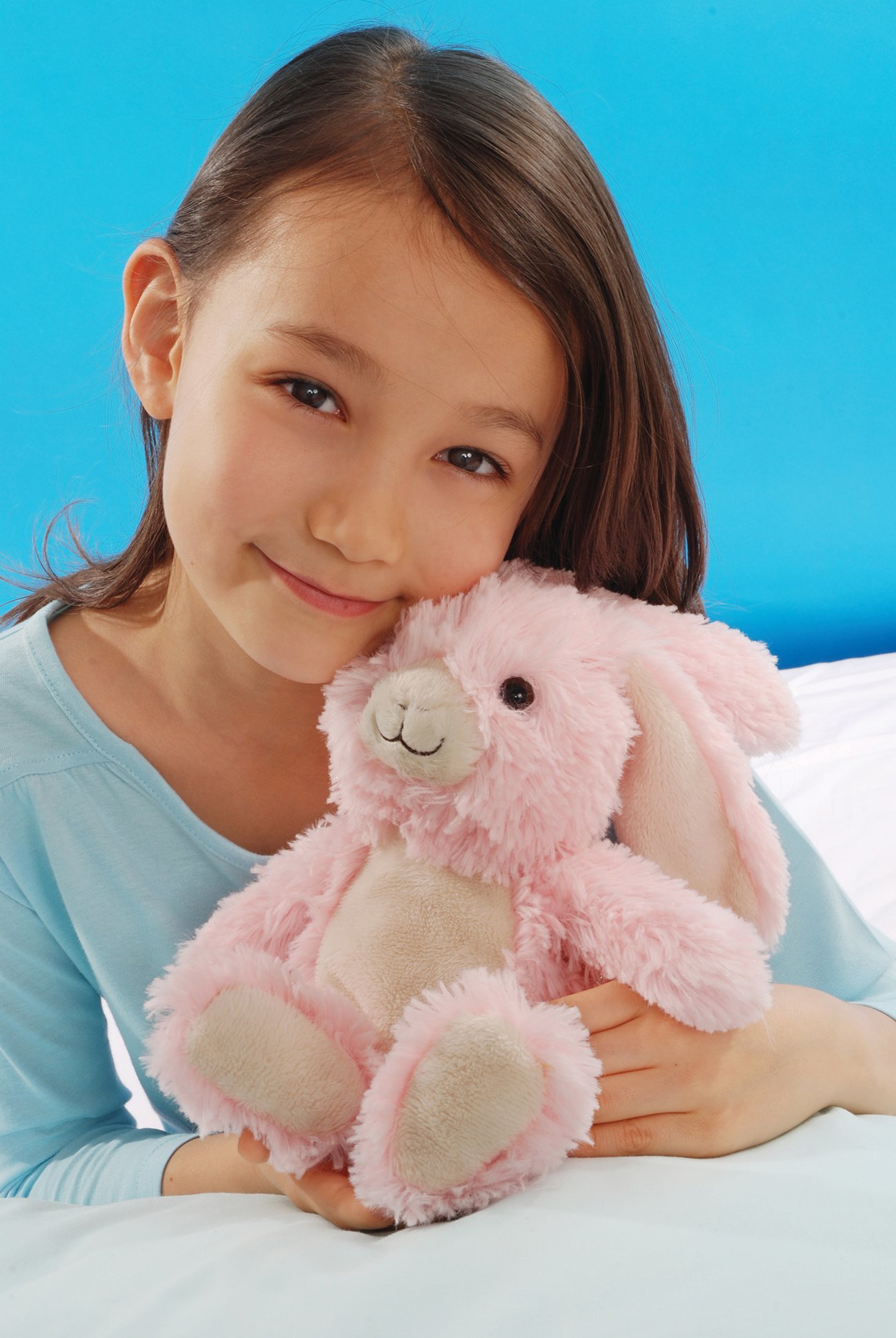 Aroma Home Microwavable Pink Bunny Cozy Hotties - Warm Plush Heating Pad for Women, Perfect for Period Cramps, Back Pain & Winter Comfort