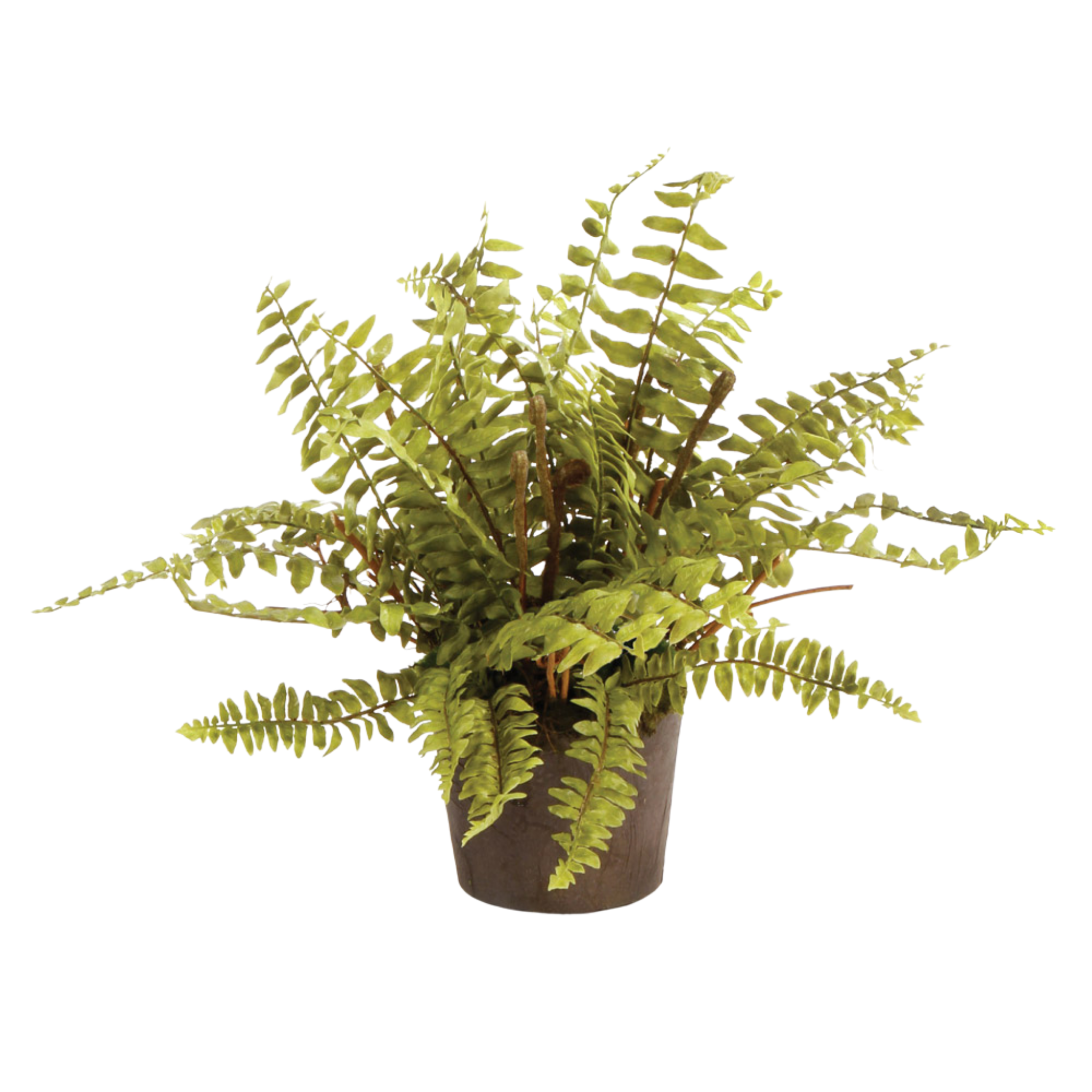12 Pack Artificial Boston Fern Hanging Plants - Realistic Fake Greenery for Indoor & Outdoor Decor, Home, Office, Patio, and Wedding Decorations