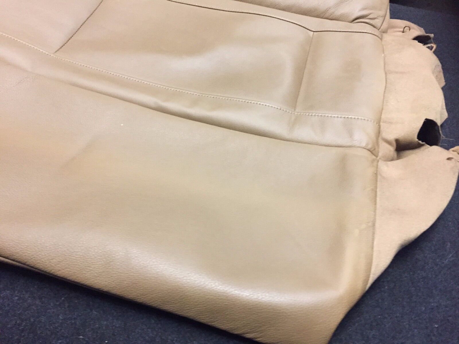 2002 2003 2004 2005 BMW 745i E65 Genuine OEM Right Rear Upper Leather Seat - Perfect Replacement for Worn Car Seats & Luxury Interior Upgrades