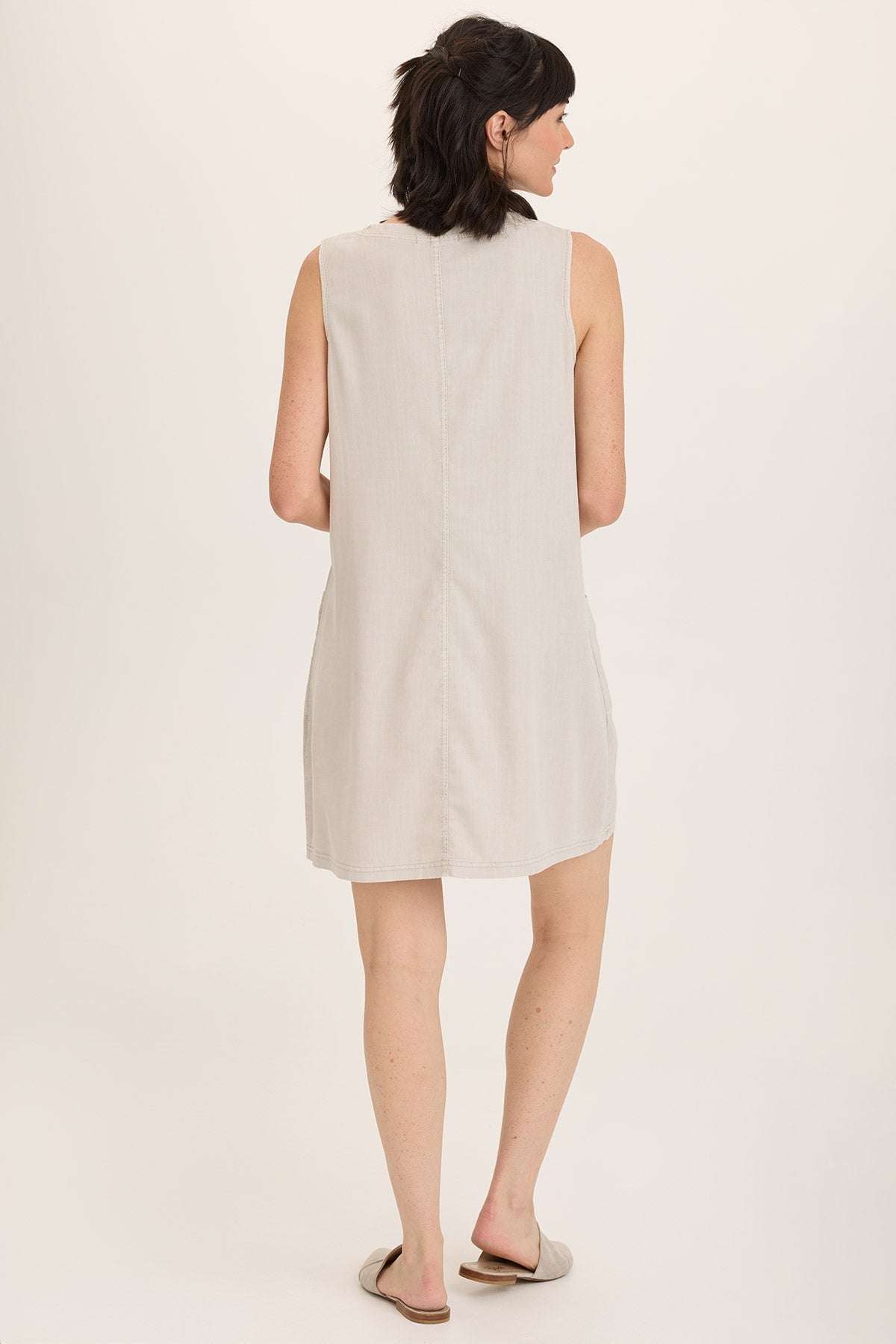 Ashmon Women's Twill A-Line Mini Shift Dress - Casual Summer Dress for Work, Party & Everyday Wear