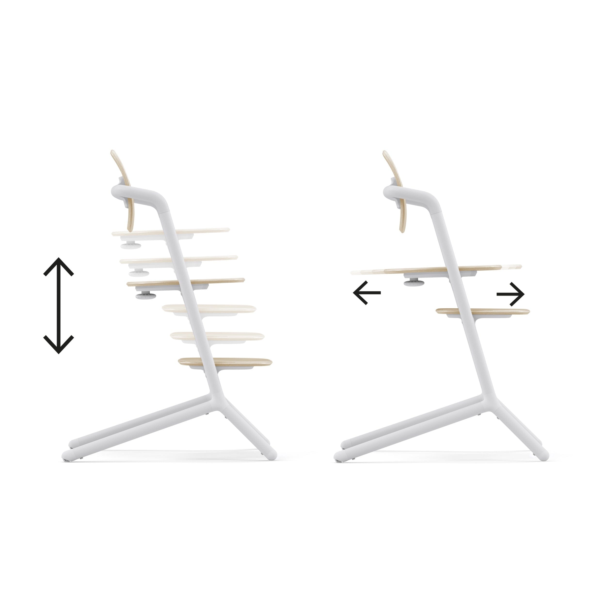 Cybex LEMO 2 High Chair 3-in-1 Convertible Baby Feeding Chair with Adjustable Height & Reclining Seat - Perfect for Dining, Weaning & Playtime at Home