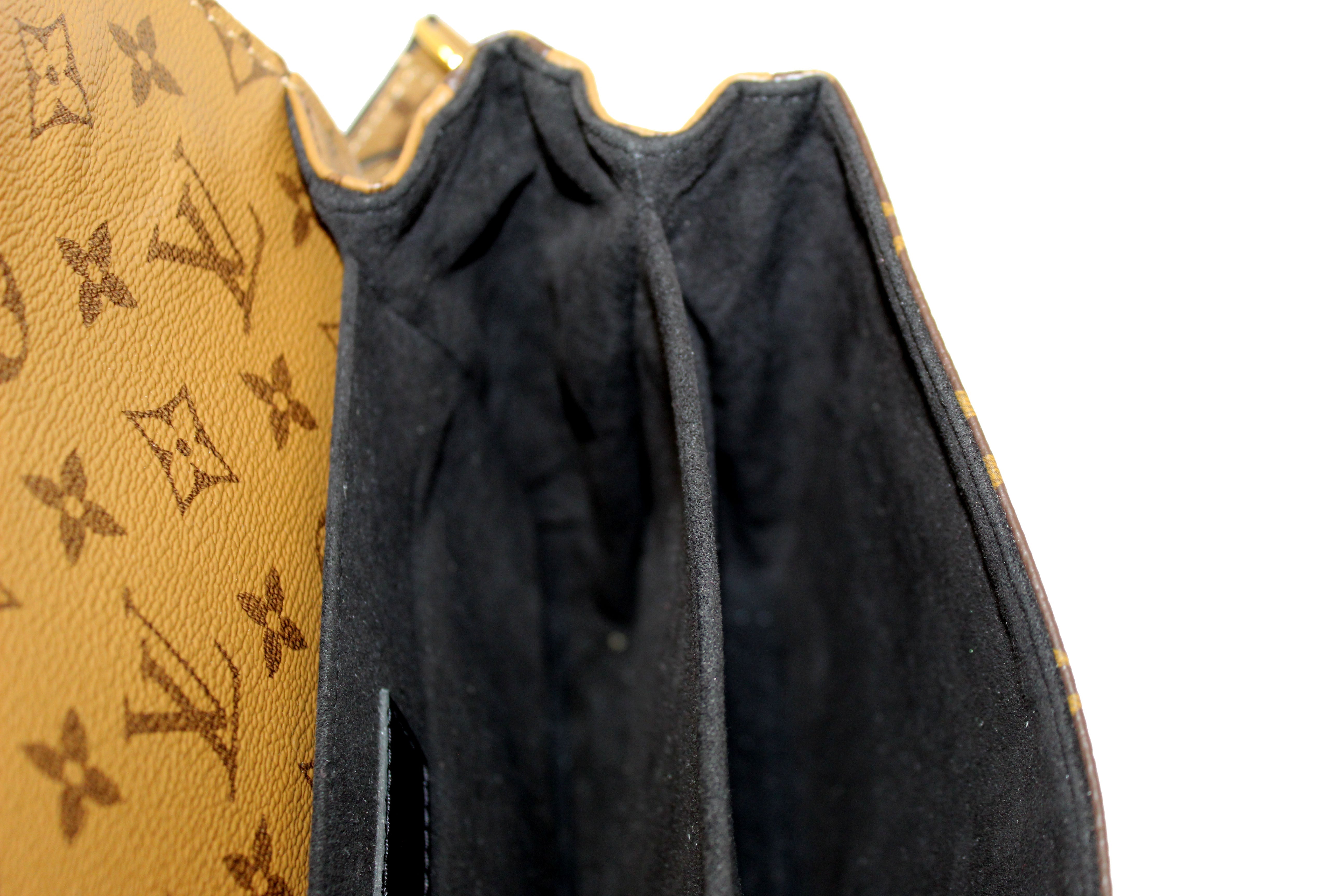Authentic Louis Vuitton Monogram Reverse Canvas Pochette Metis Crossbody Bag - Luxury Designer Handbag for Women, Perfect for Work, Travel & Everyday Use