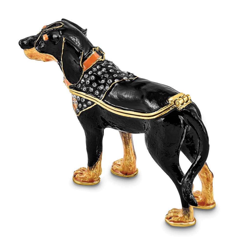 Sonia Jewels Knox Bluetick Coonhound Trinket Box 4.41