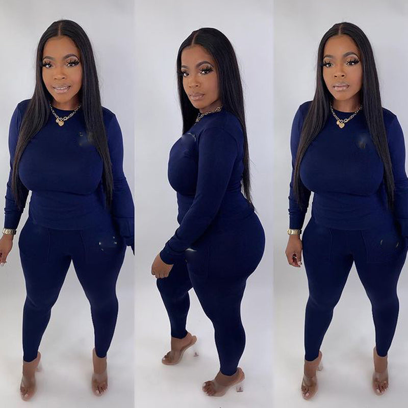 Stylish Solid Color Hot Drill Two-Piece Set for Women | Trendy Workout & Gym Outfit | Perfect for Yoga, Running & Fitness