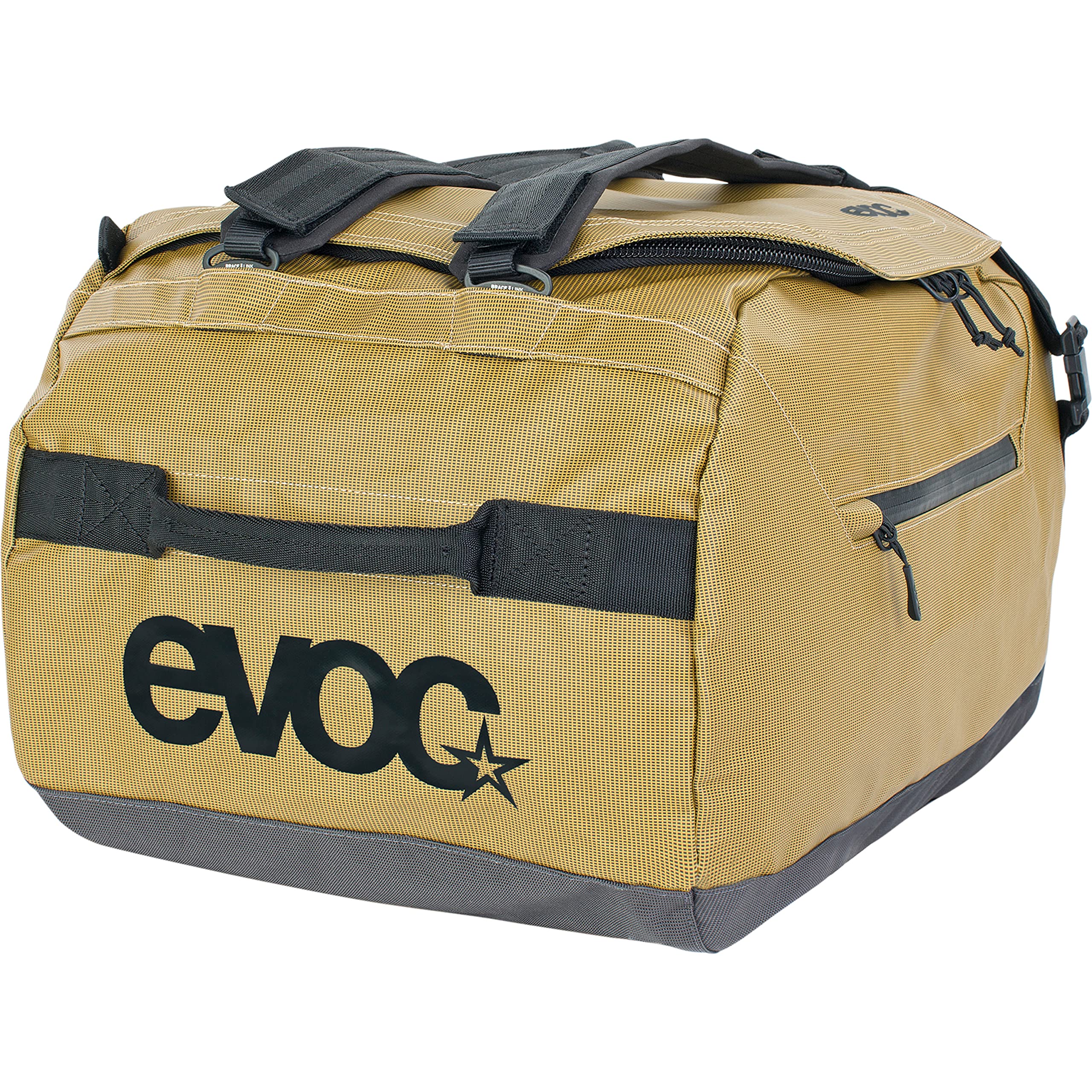 EVOC Duffle Bag - Small Size Waterproof Travel Duffel Bag for Gym, Sports, Camping & Weekend Getaways