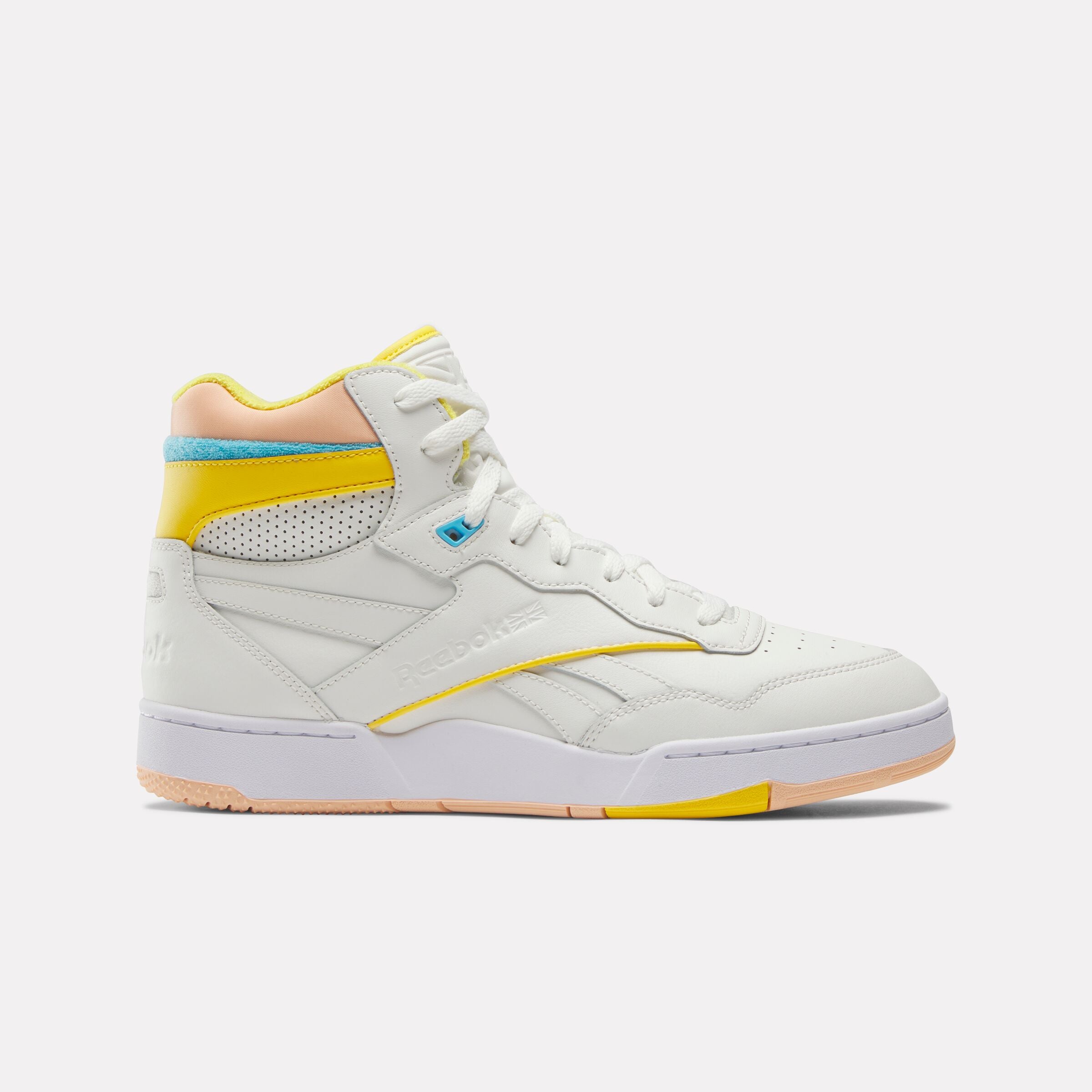 BB 4000 II Mid Basketball Shoes - Chalk/Chalk/Classic Yellow Colorway | High-Performance Court Sneakers for Men | Perfect for Indoor Games, Training & Streetwear Fashion