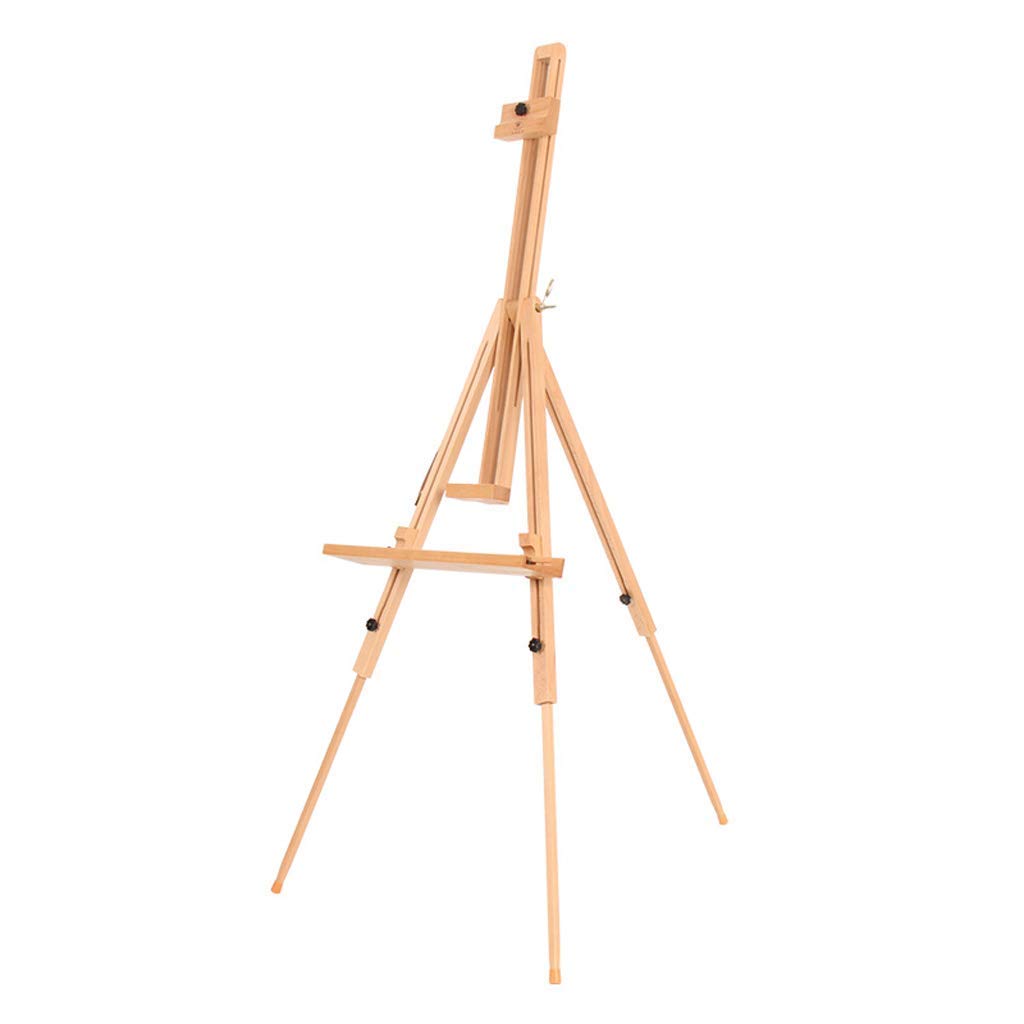 Foldable Beech Wood Triangle Easel - Portable & Sturdy Artist Easel for Painting, Sketching, and Outdoor Art - Perfect for Studio, Classroom, and Travel Use