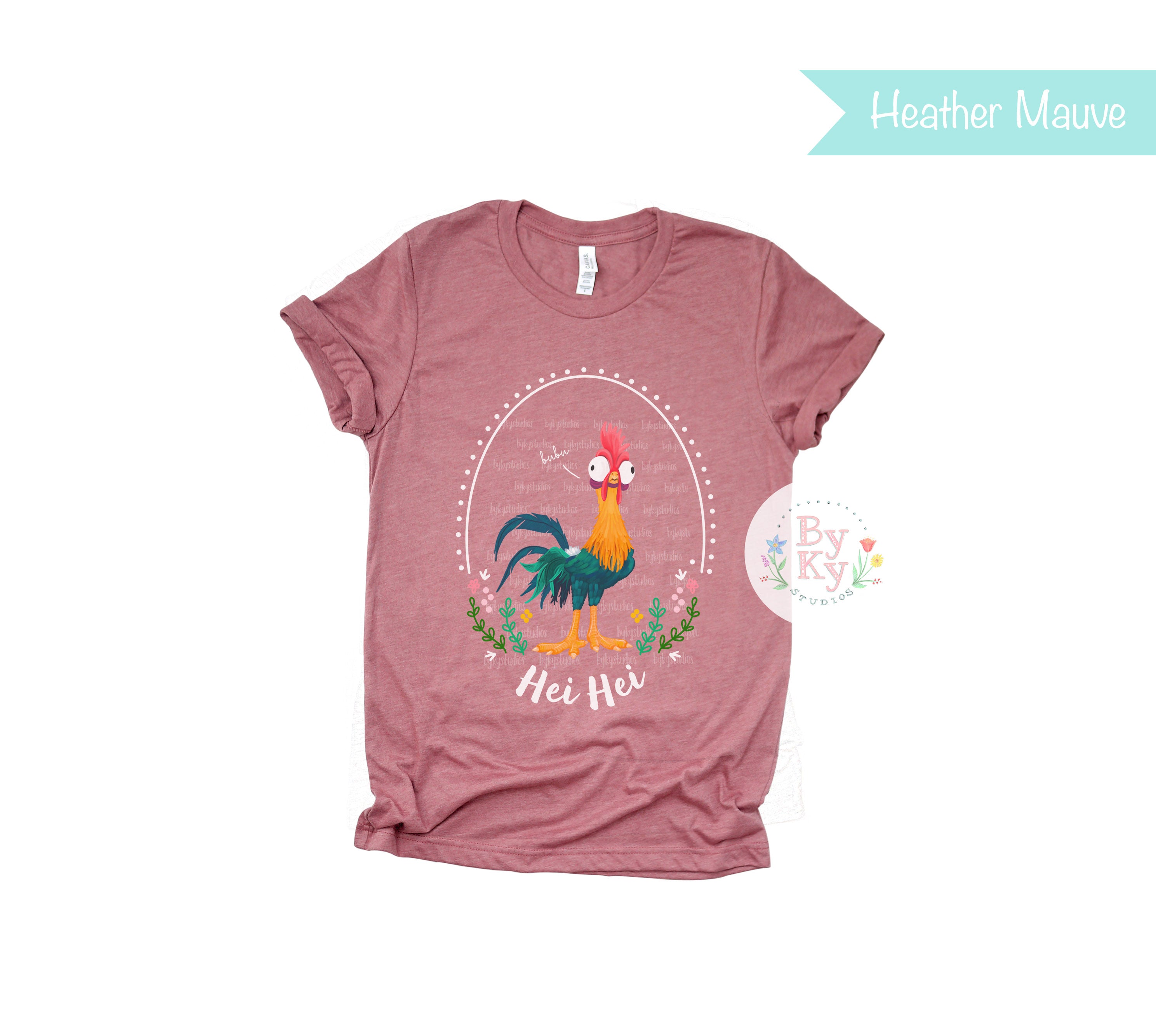 Moana Hei Hei Unisex T-Shirt - Casual & Comfortable Disney Inspired Shirt for Men & Women - Perfect for Cosplay, Themed Parties, and Everyday Wear