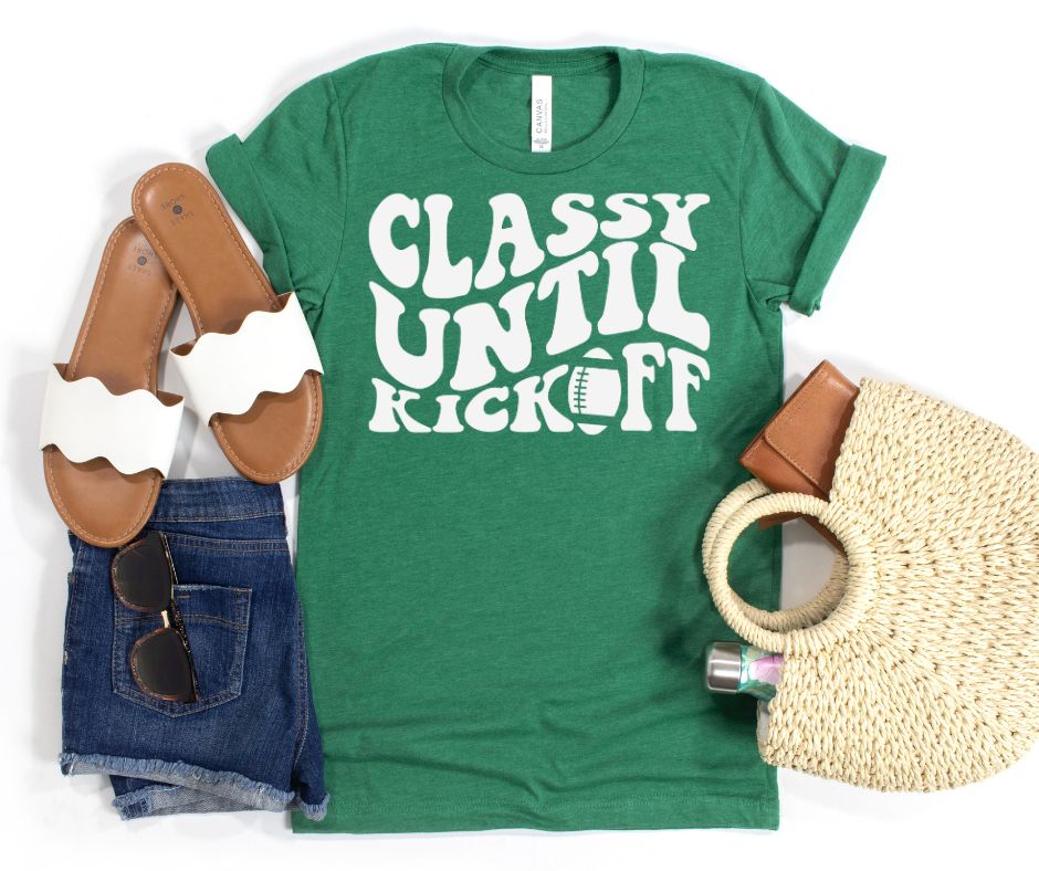 Stylish Graphic Tee for Football Fans - 10 Vibrant Color Options | Perfect for Game Day, Tailgating & Casual Wear