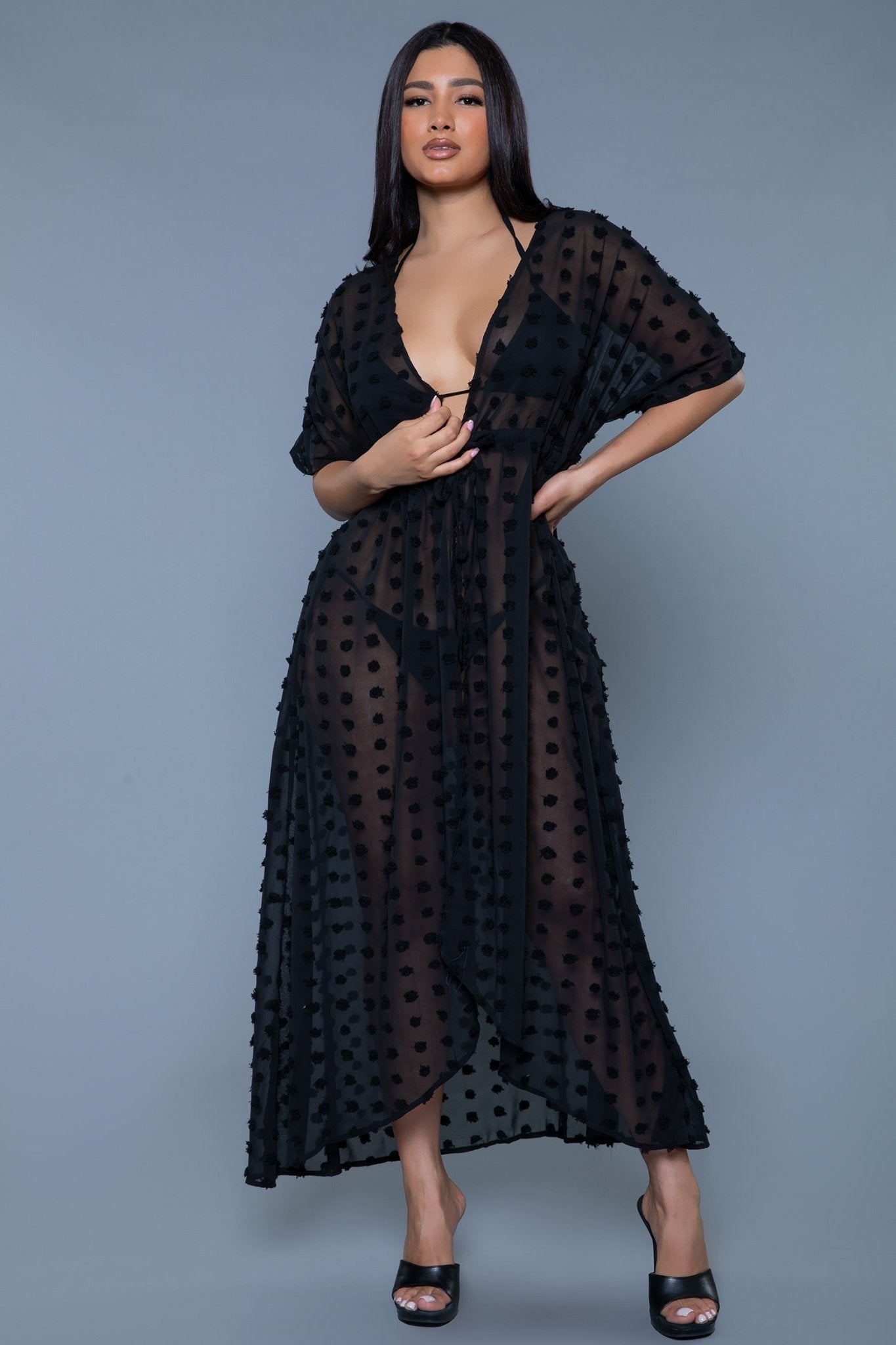 BeWicked Women's Alice Cover Up Maxi Dress 2411 - Sexy Beach Cover Up Dress for Women, Flowy Long Summer Dress for Pool Party, Vacation, and Boho Fashion