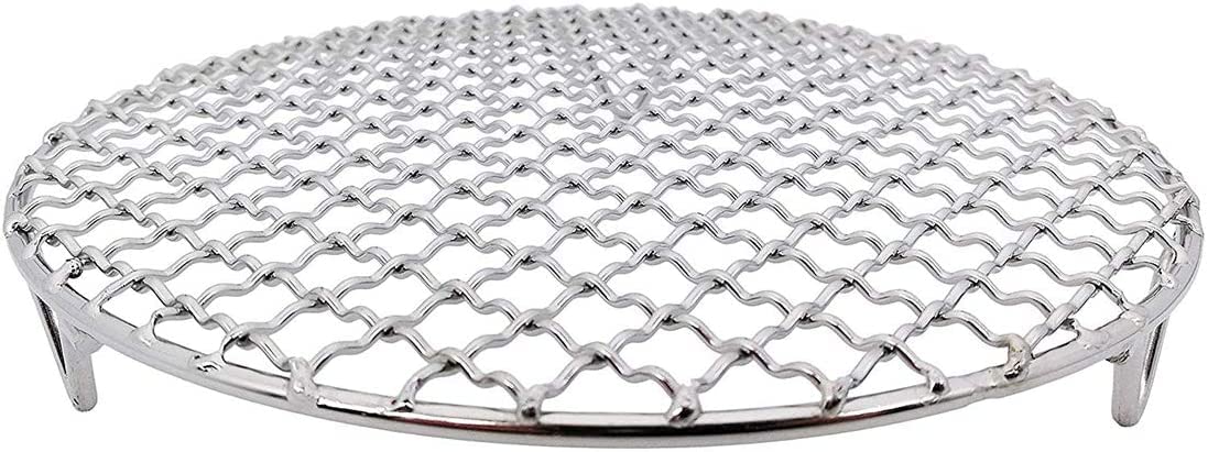 304 Stainless Steel Cooling Rack for Baking - 7 Inch Round, Heat Resistant & Rust Proof - Perfect for Cookies, Cakes, Bread Cooling & Roasting Racks