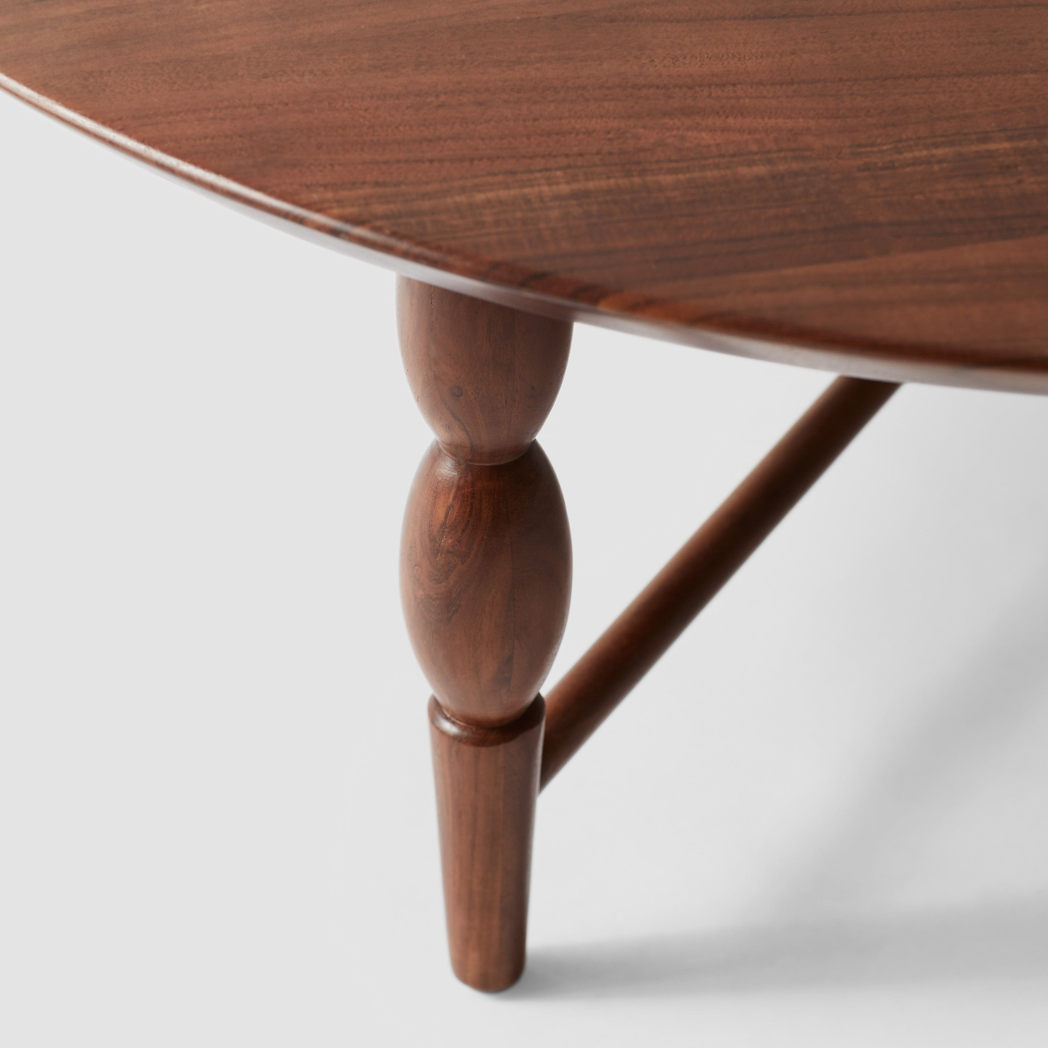 Modern Leela Wood Coffee Table - Solid Wood Living Room Furniture for Home Decor - Perfect for Living Room, Lounge, or Office Use