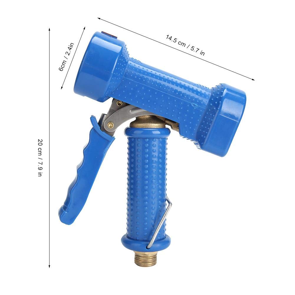 Ymiko High Pressure Hose Nozzle - Heavy Duty Water Spray Gun for Kitchen, Restaurant & Hotel Use - Adjustable Spray Nozzle with 8 Patterns (2 Pack) - Perfect for Washing Dishes, Cleaning Floors & Outdoor Gardening
