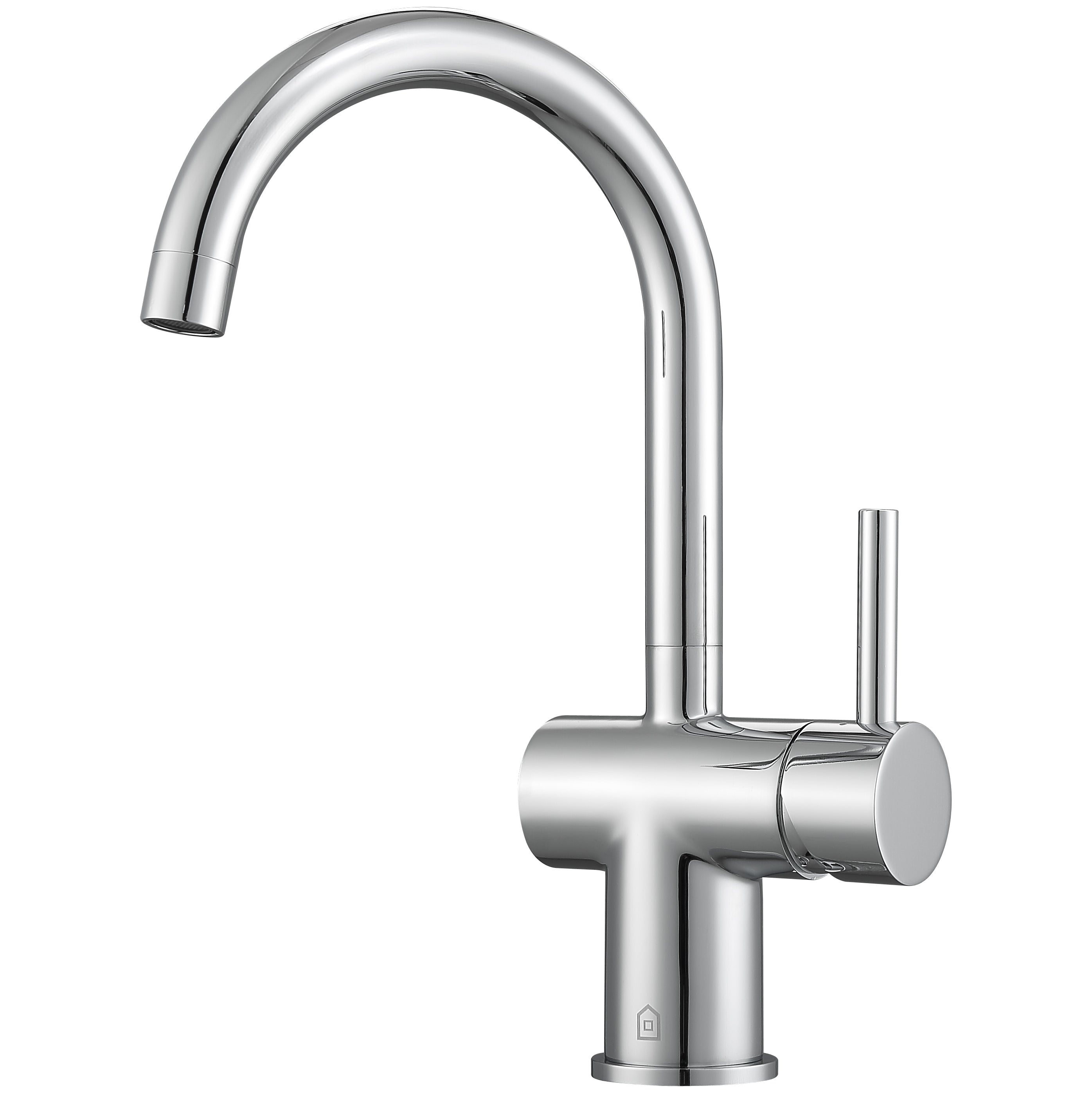 Ancona Aria Single Handle Bathroom Faucet with Chrome Finish - Modern Water-Saving Design for Sink, Vanity & Powder Room (Easy Installation, ADA Compliant)