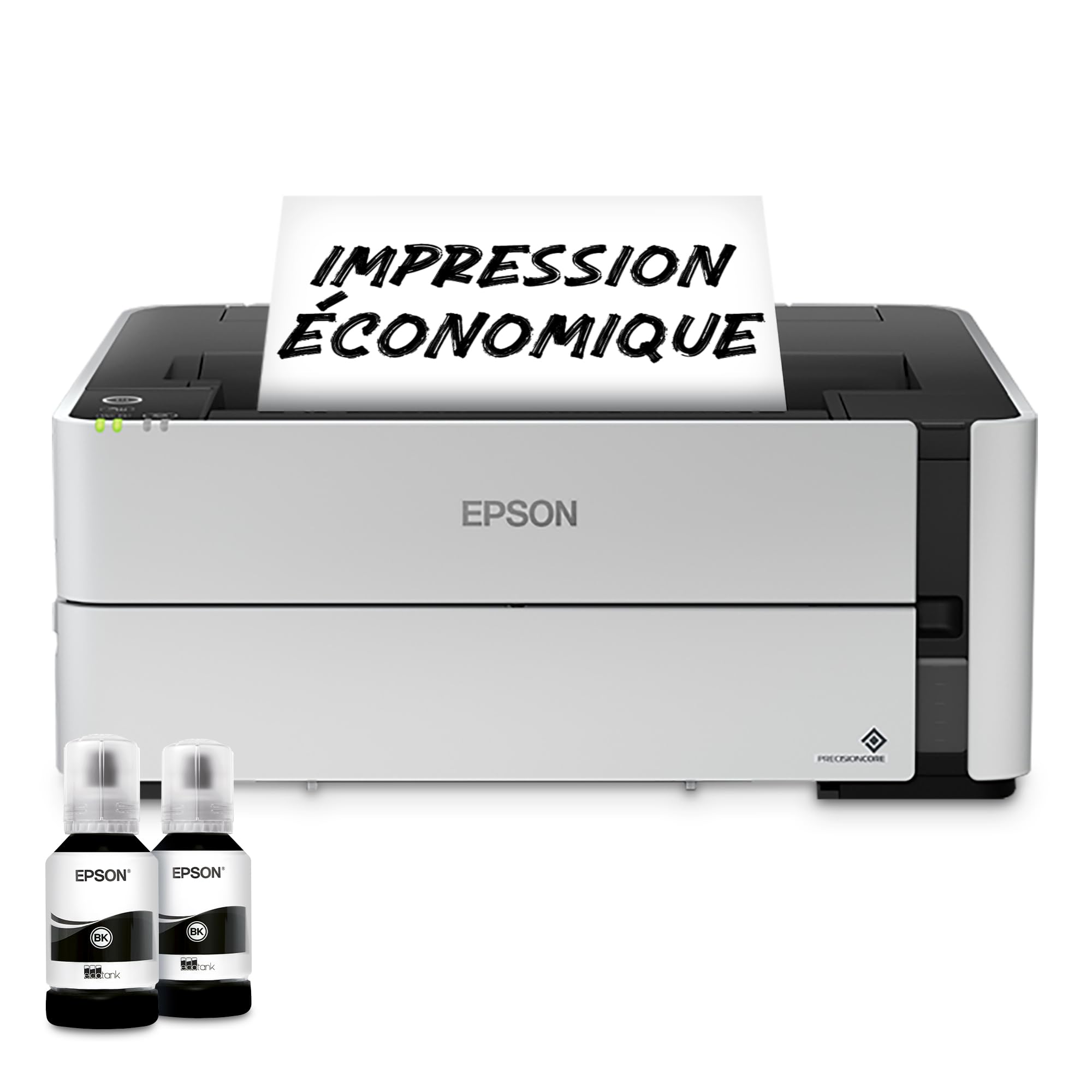 Epson EcoTank ET-M1170 Wireless Monochrome Inkjet Printer - High Capacity Tank, 90% Lower Printing Costs, 20ppm, Duplex Printing, Ethernet, 1-Year Warranty - Black | Ideal for Home Office & Small Business Printing Needs